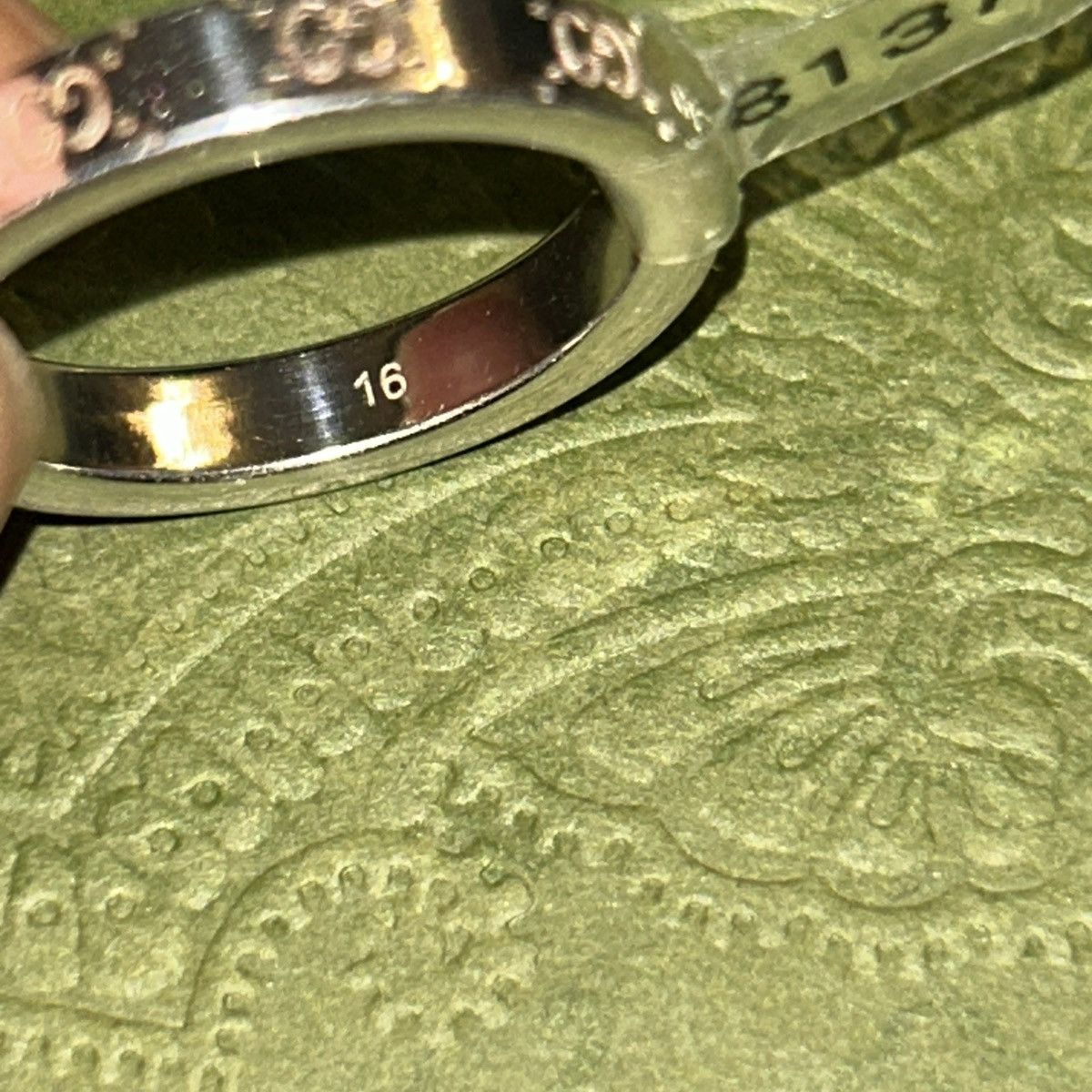 Gucci Gucci Signature GG Logo Ring AG 925 814712 Size ONE SIZE - 6 Thumbnail