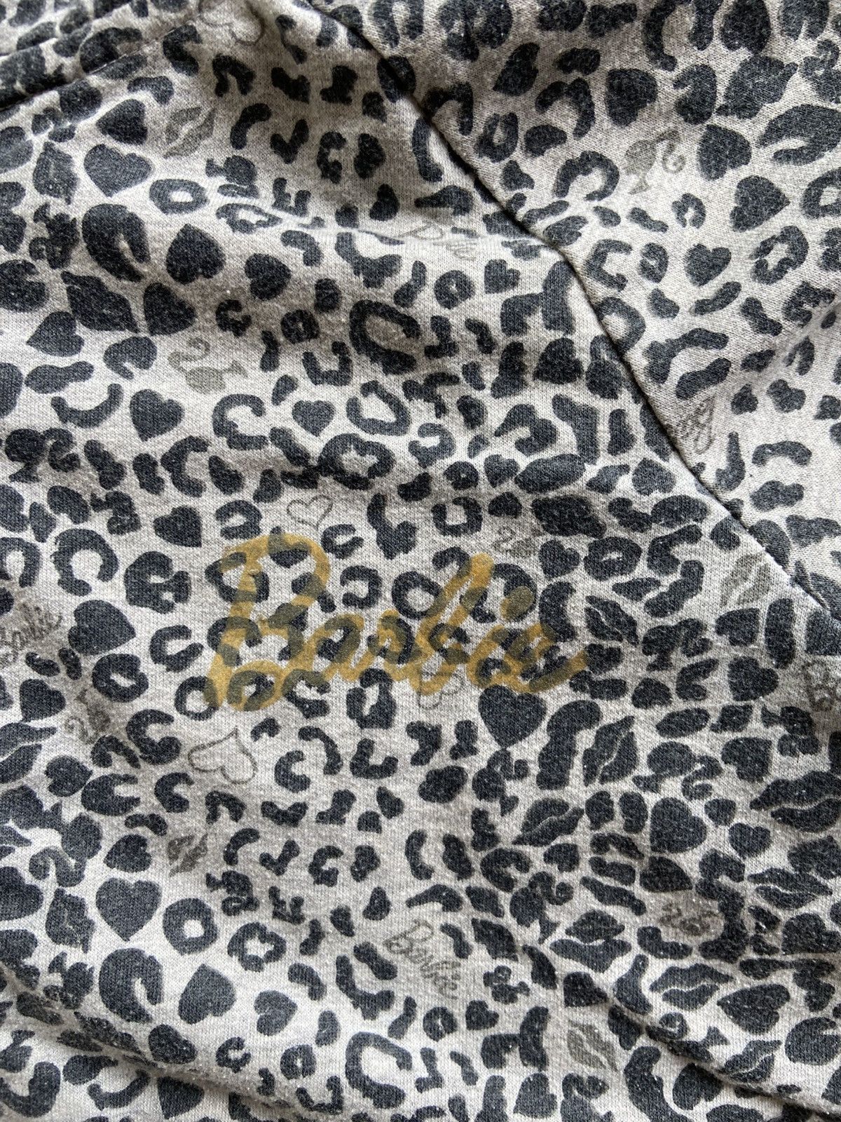 If Six Was Nine × Le Grande Bleu (L.G.B.) Barbie Leopard Pattern Tshirt Hoodie Size M / US 6-8 / IT 42-44 - 2 Thumbnail