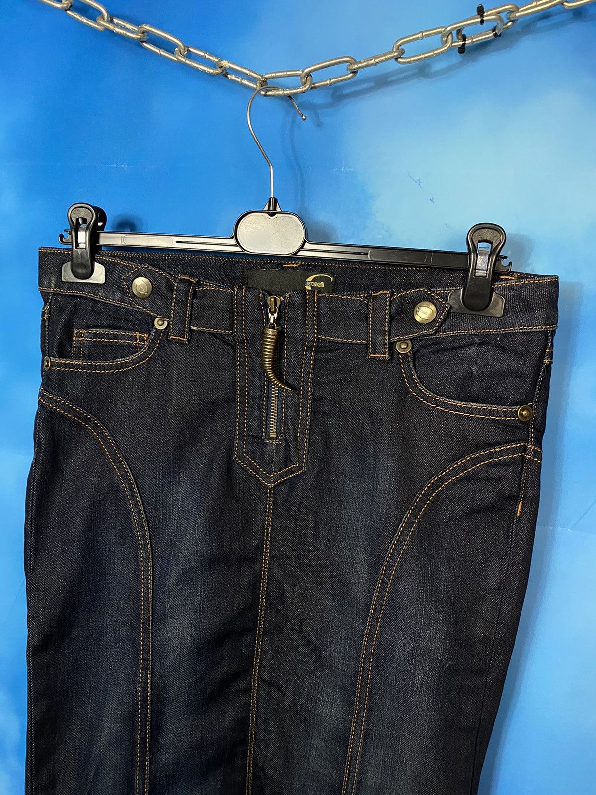 Just Cavalli × Roberto Cavalli RARE❗️Roberto Cavalli avant garde skirt Size 27" / US 4 / IT 40 - 4 Thumbnail