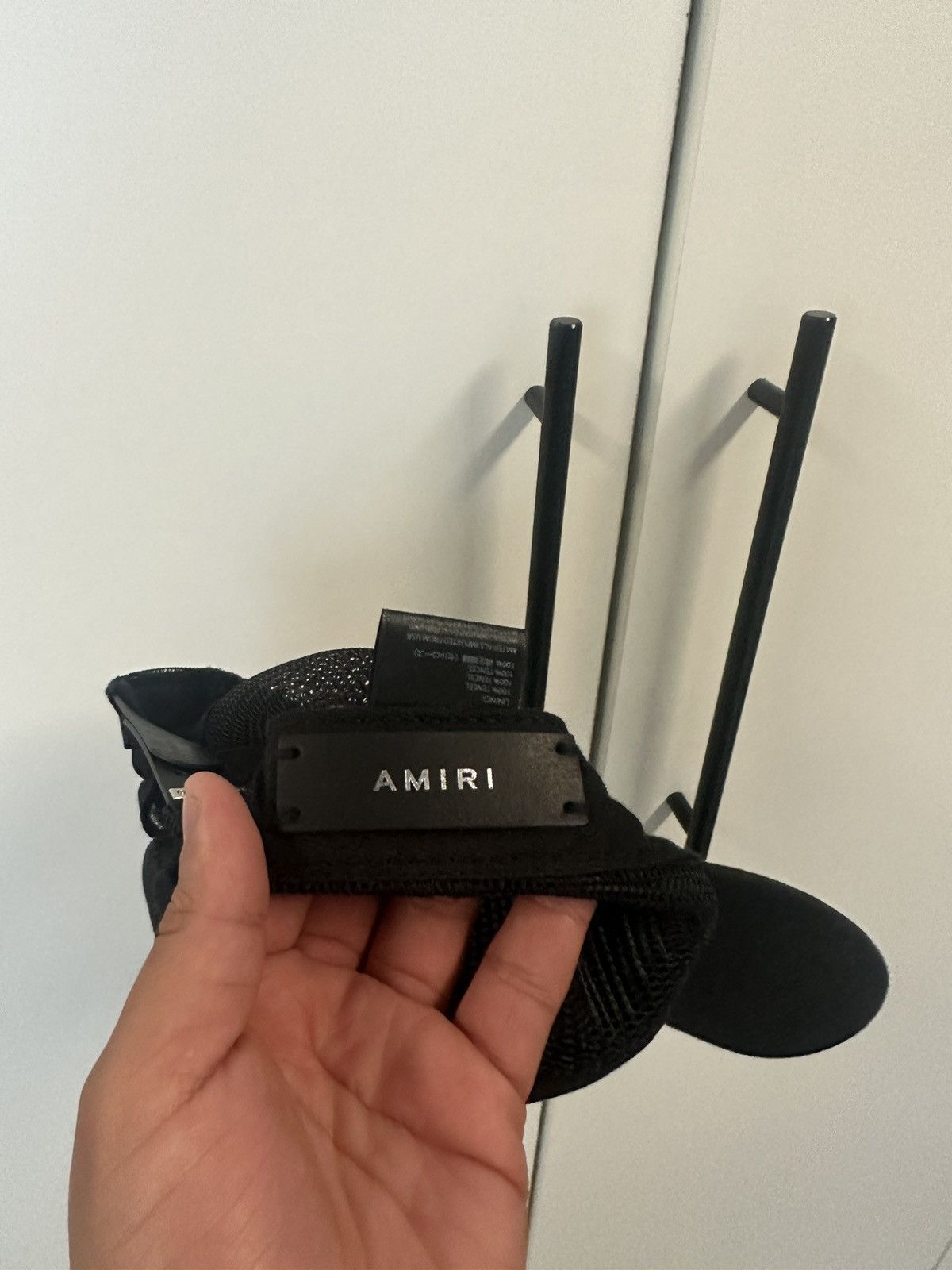 Amiri Amiri Black Trucker Hat Logo Size ONE SIZE - 5 Thumbnail