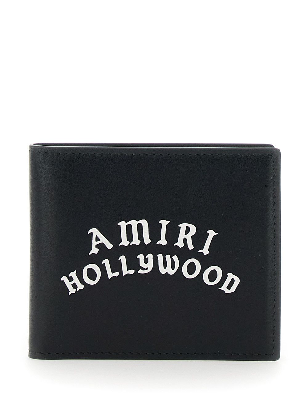 Amiri Bi-Fold Wallwt with Logo Lettering on the Front in Leather Man Size ONE SIZE - 1 Thumbnail