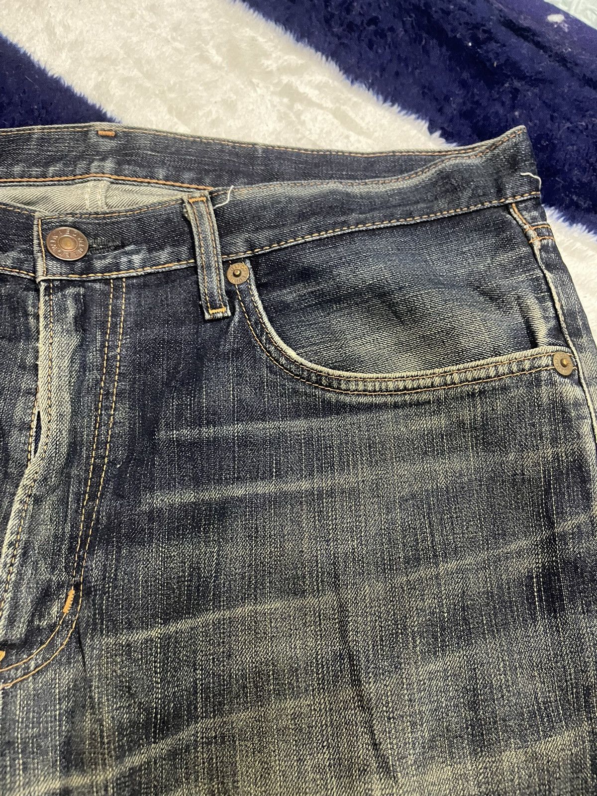 Edwin × Japanese Brand Edwin Distressed Jeans (14) Size US 38 / EU 54 - 13 Thumbnail
