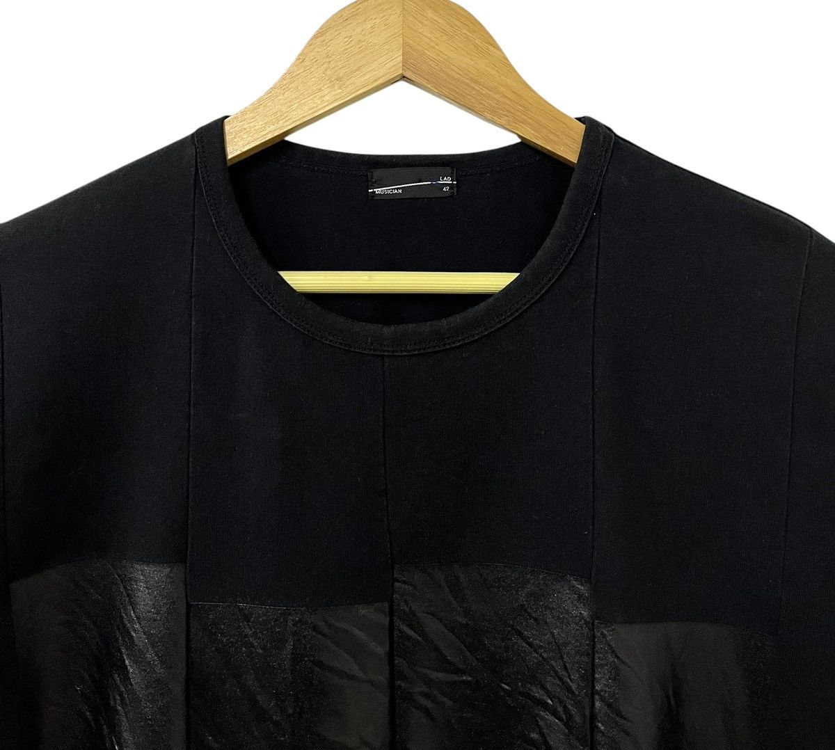 Lad Musician LAD MUSICIAN BLACK FLAG CUT AND SEW JAPANESE BRAND TSHIRT Size US L / EU 52-54 / 3 - 7 Thumbnail