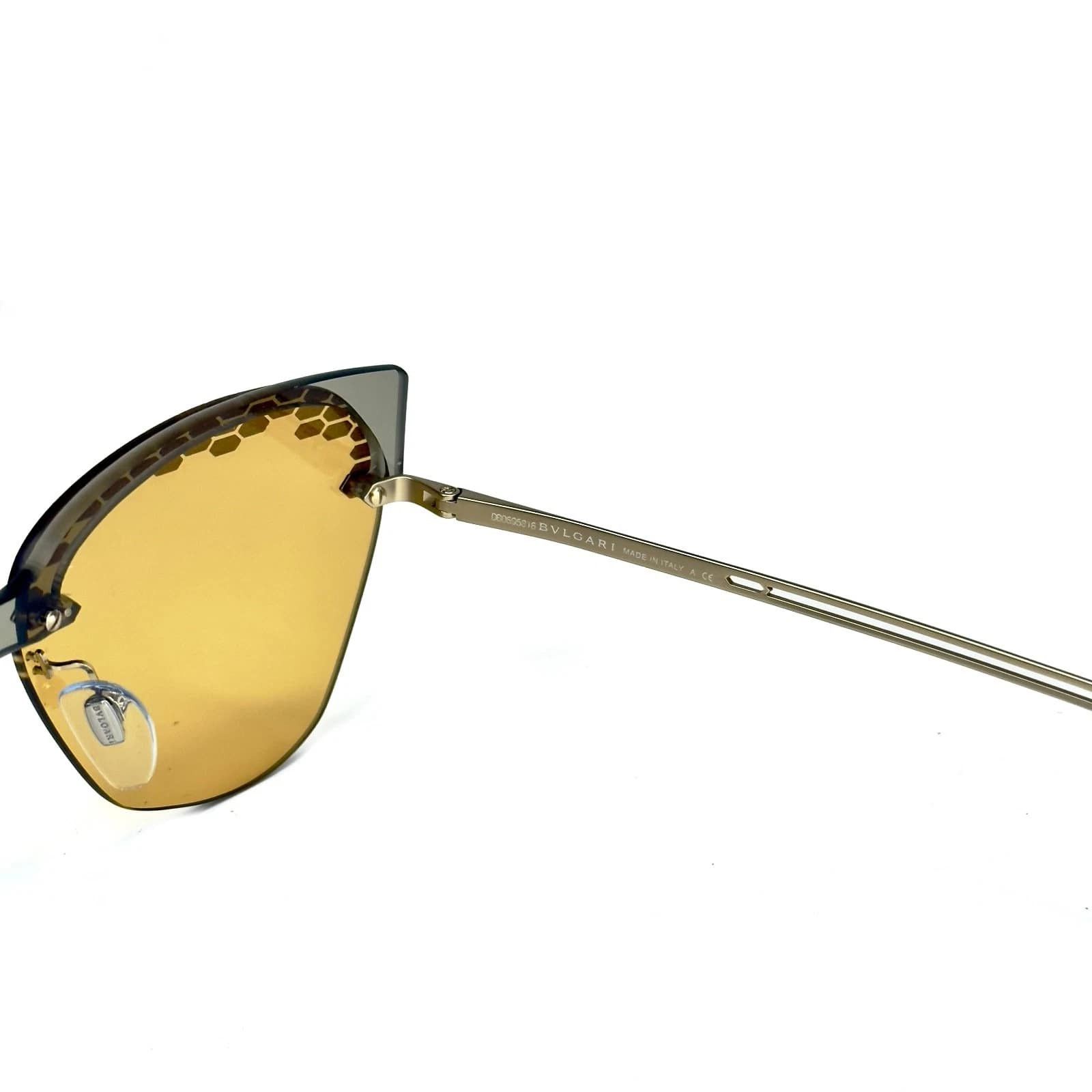 Bvlgari BVLGARI BV6107 6107 SERPENTI Scalesbeat Gold Sunglasses Size ONE SIZE - 8 Thumbnail