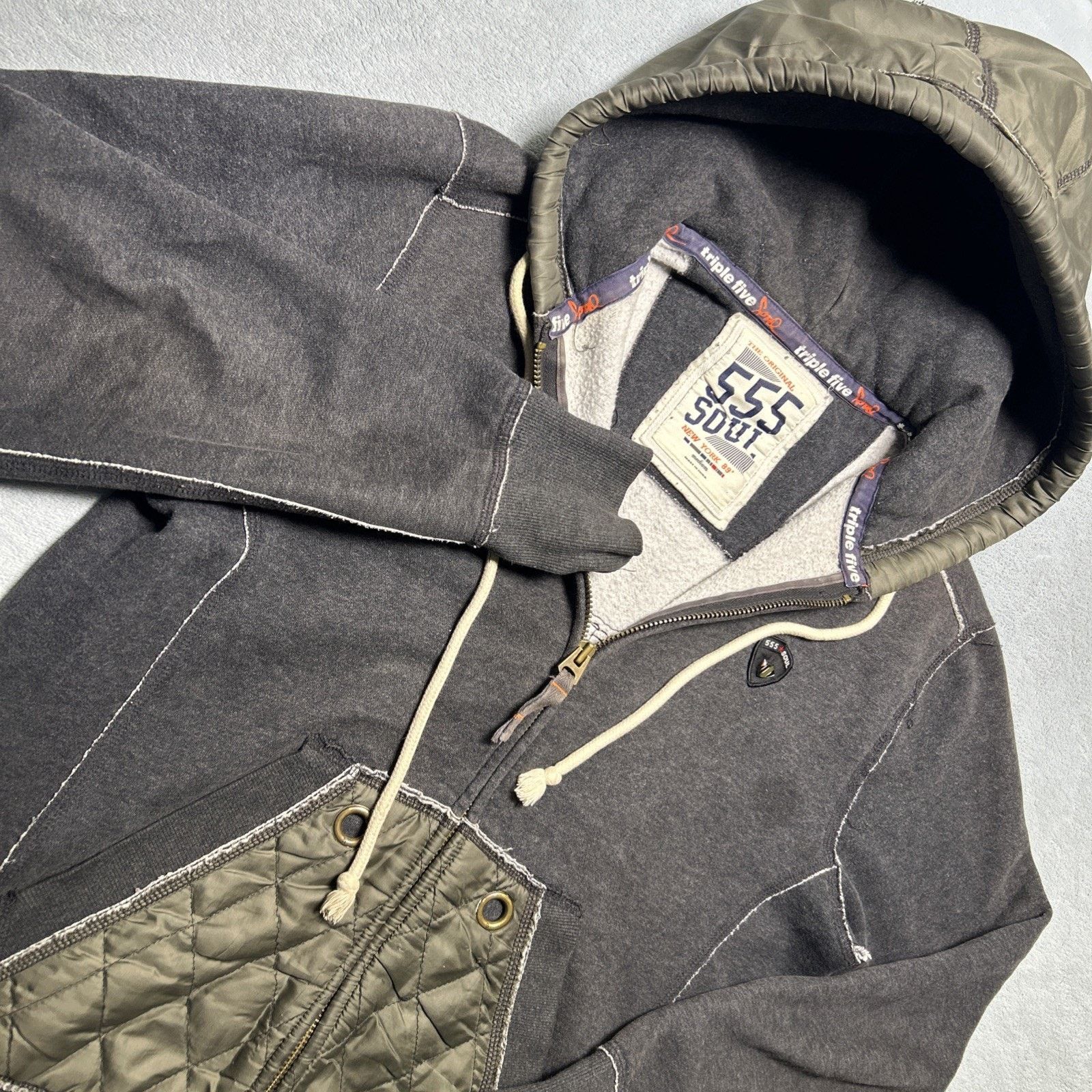 Affliction Y2k 2000s Triple Five Soul Hoodie Mens Medium Hybrid 555 Size M / US 6-8 / IT 42-44 - 6 Thumbnail
