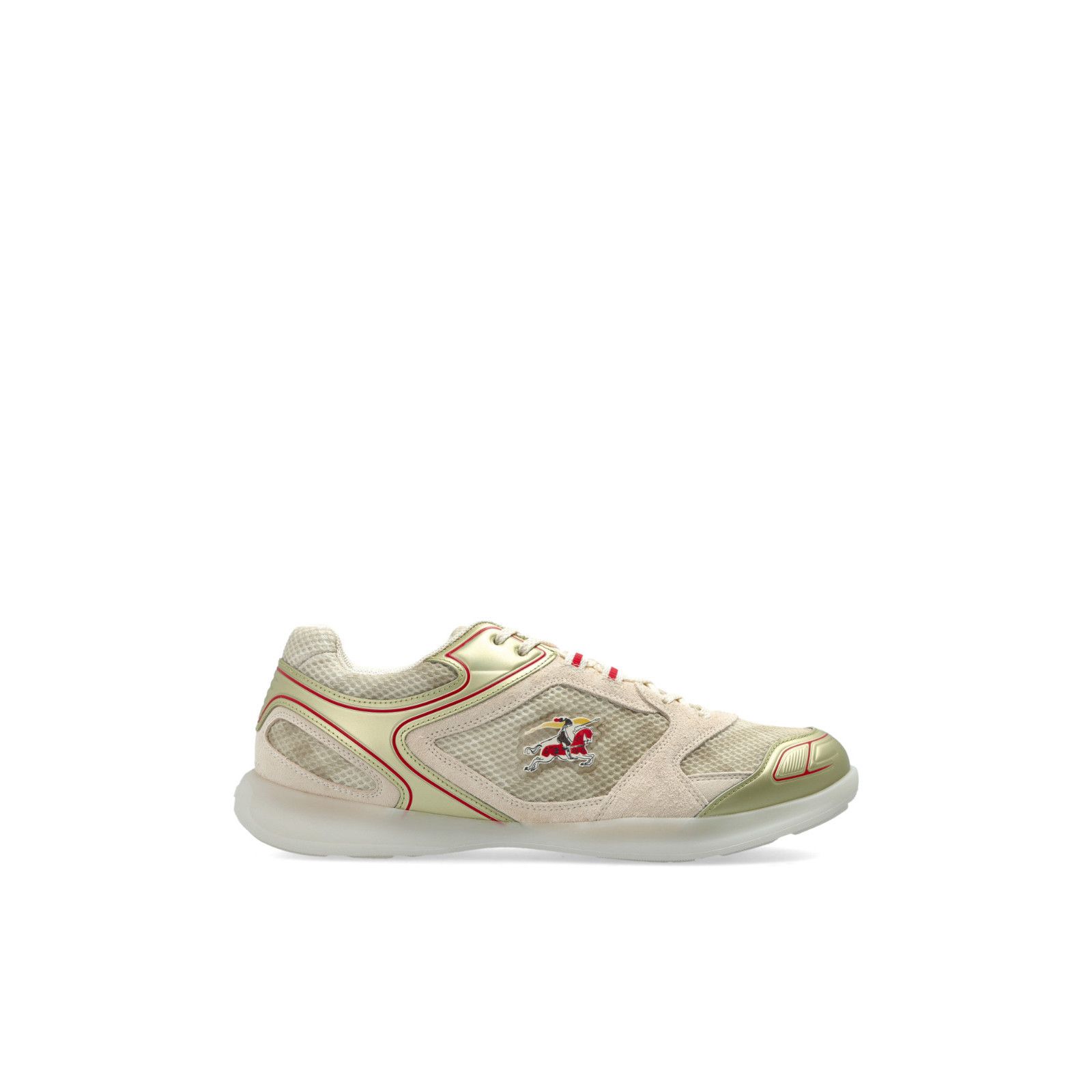 BURBERRY Matrix Cream Leather Sneakers New & Authentic (Men'