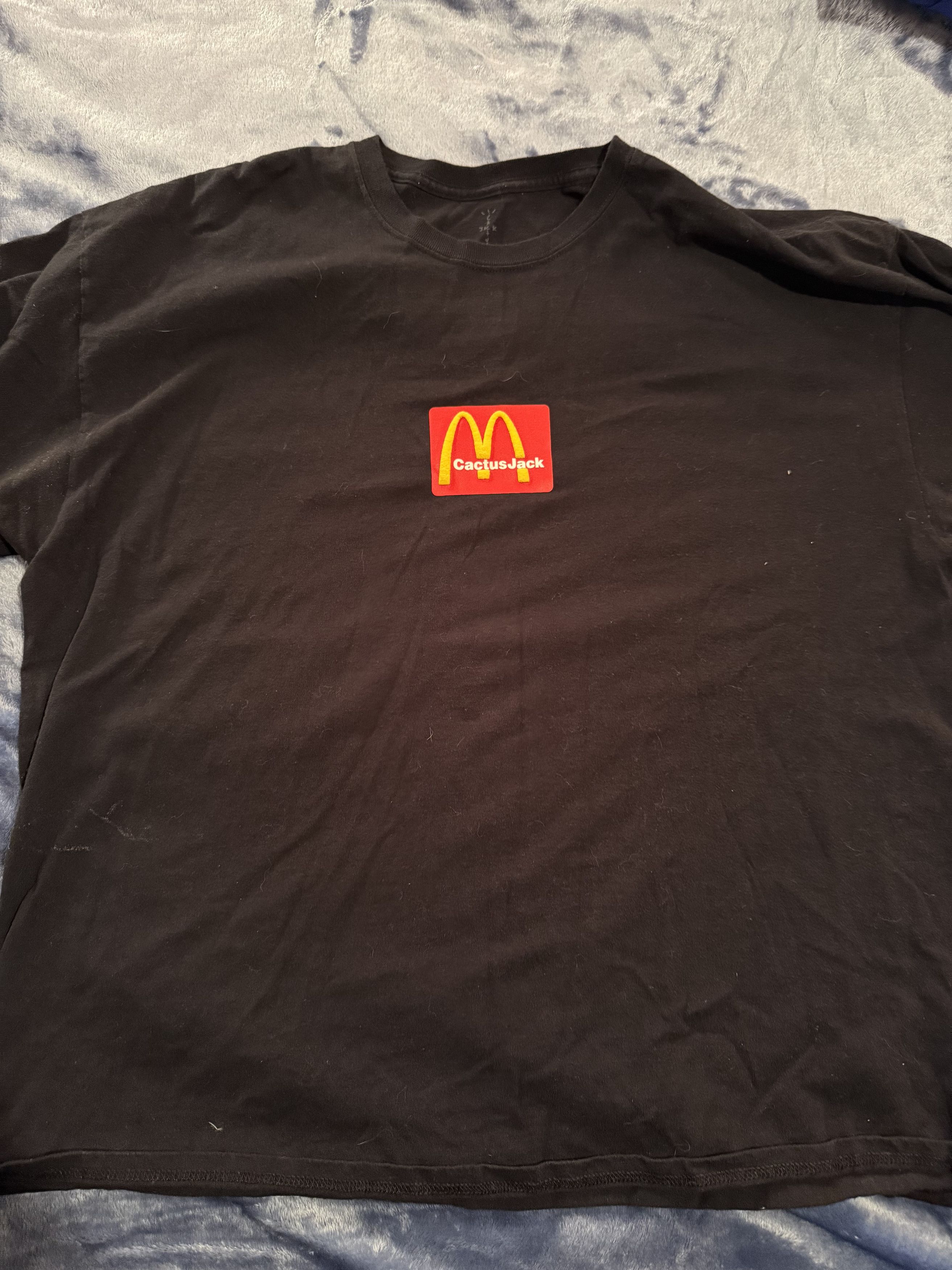 Supreme Supreme x McDonalds Cactus Jack Black Tshirt Size US XL / EU 56 / 4 - 1 Thumbnail