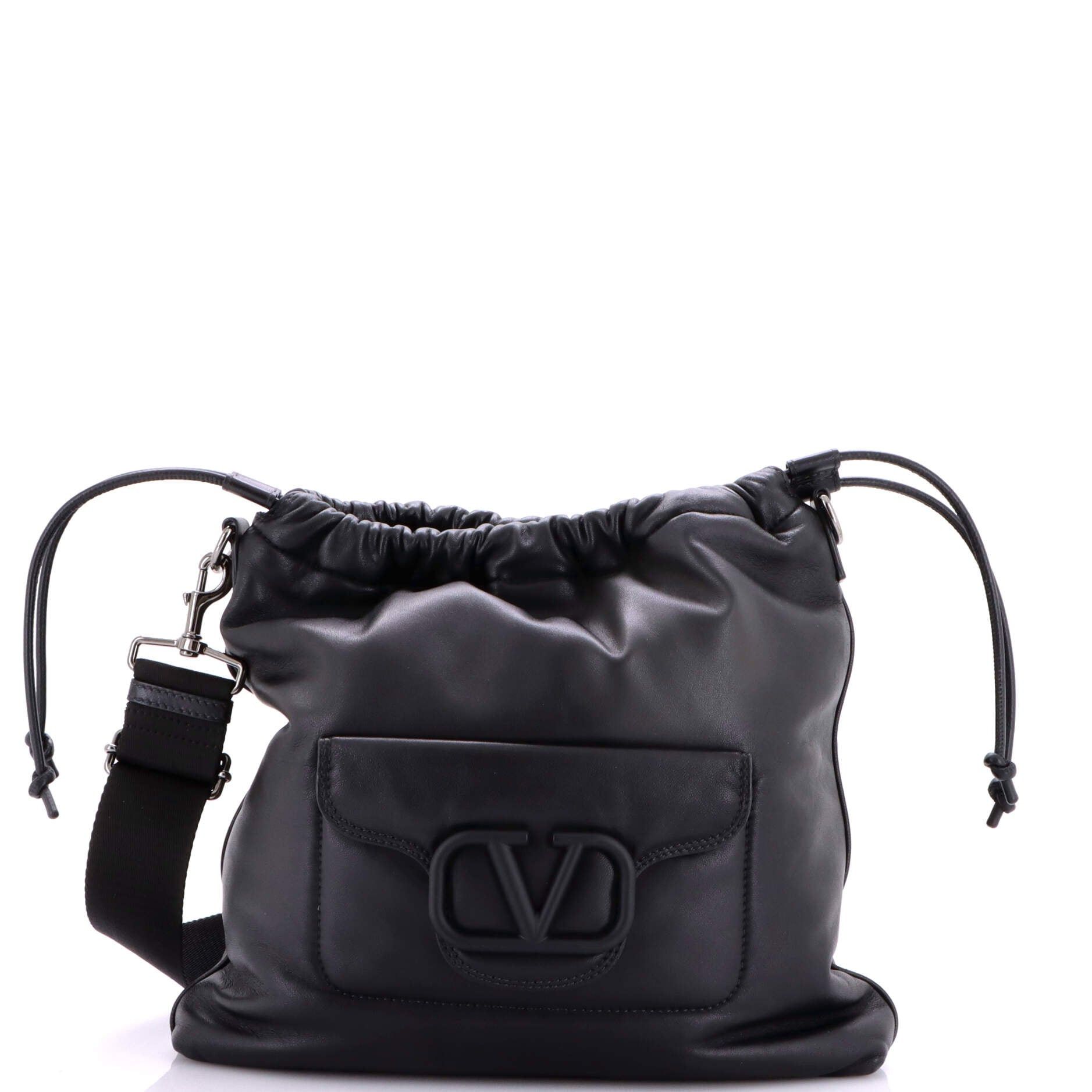 Valentino VLogo Pocket Drawstring Crossbody Size ONE SIZE - 1 Thumbnail