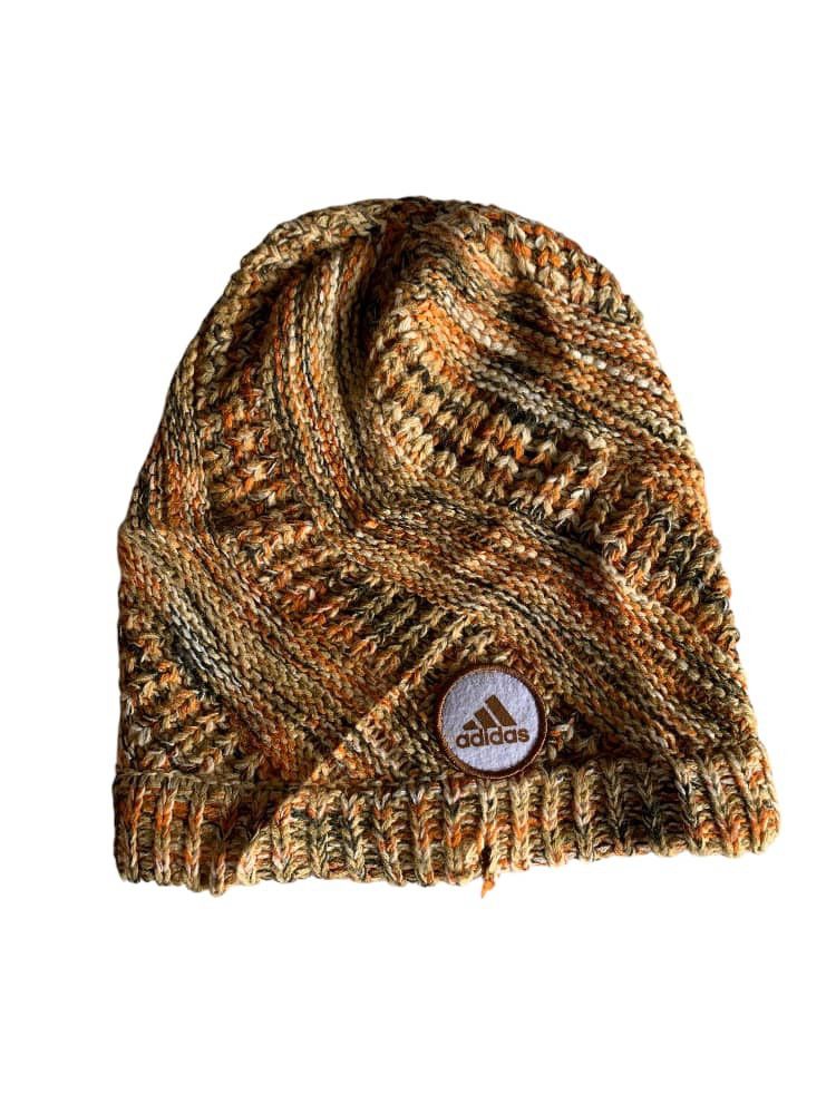 Adidas × Vintage HIPPIES STYLE Adidas Multicolour Long Beanie Hat Size ONE SIZE - 4 Thumbnail