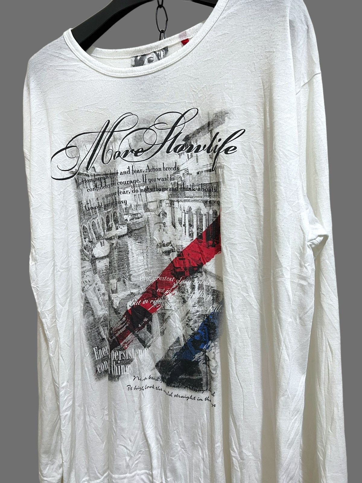 If Six Was Nine × Japanese Brand × Le Grande Bleu (L.G.B.) Beaumere poem long slevee tee Size US L / EU 52-54 / 3 - 2 Thumbnail