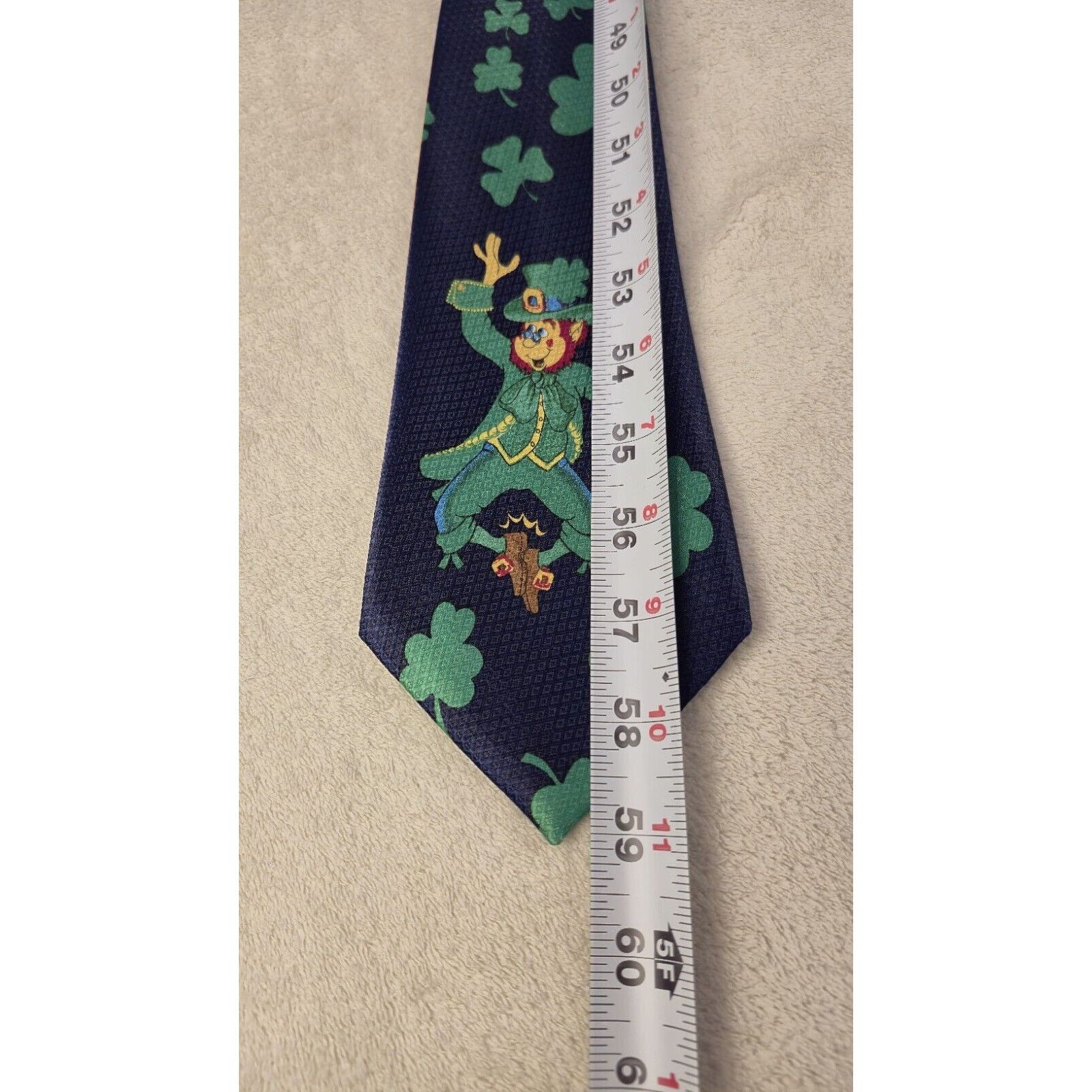& Other Stories Dino Romano Mens Green St Patricks Day Party Necktie 59x4 Size ONE SIZE - 7 Thumbnail
