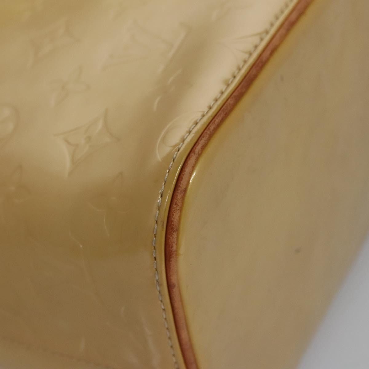 Louis Vuitton LOUIS VUITTON Monogram Vernis Houston Hand Bag Beige M91004 Size ONE SIZE - 15 Thumbnail
