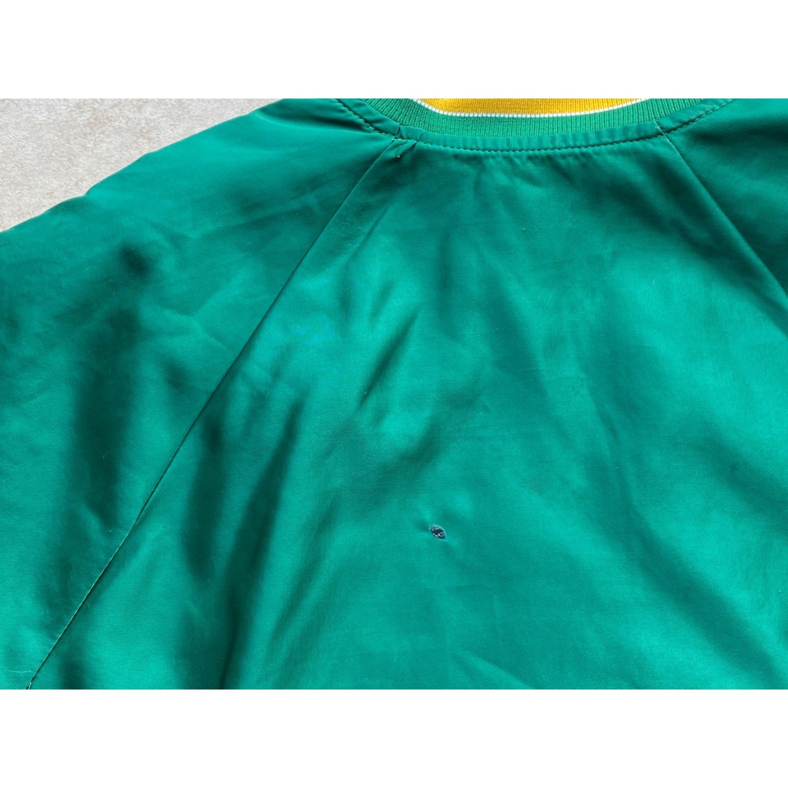 MLB × Starter Oakland A's 90s STARTER satin bomber XL green MLB vintage Size US XL / EU 56 / 4 - 4 Thumbnail