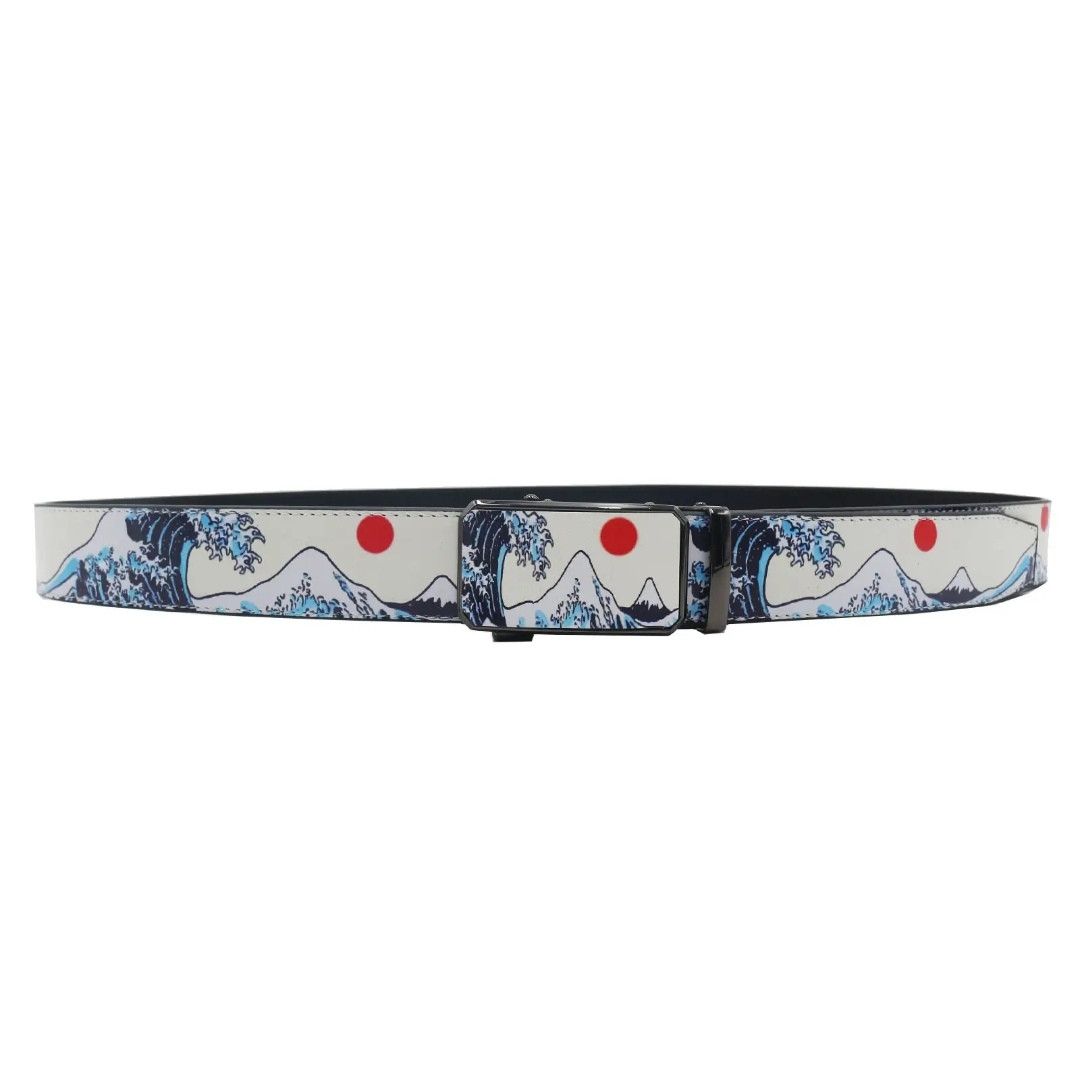 Japanese Brand Sea Sun Print Belt Size ONE SIZE - 4 Thumbnail