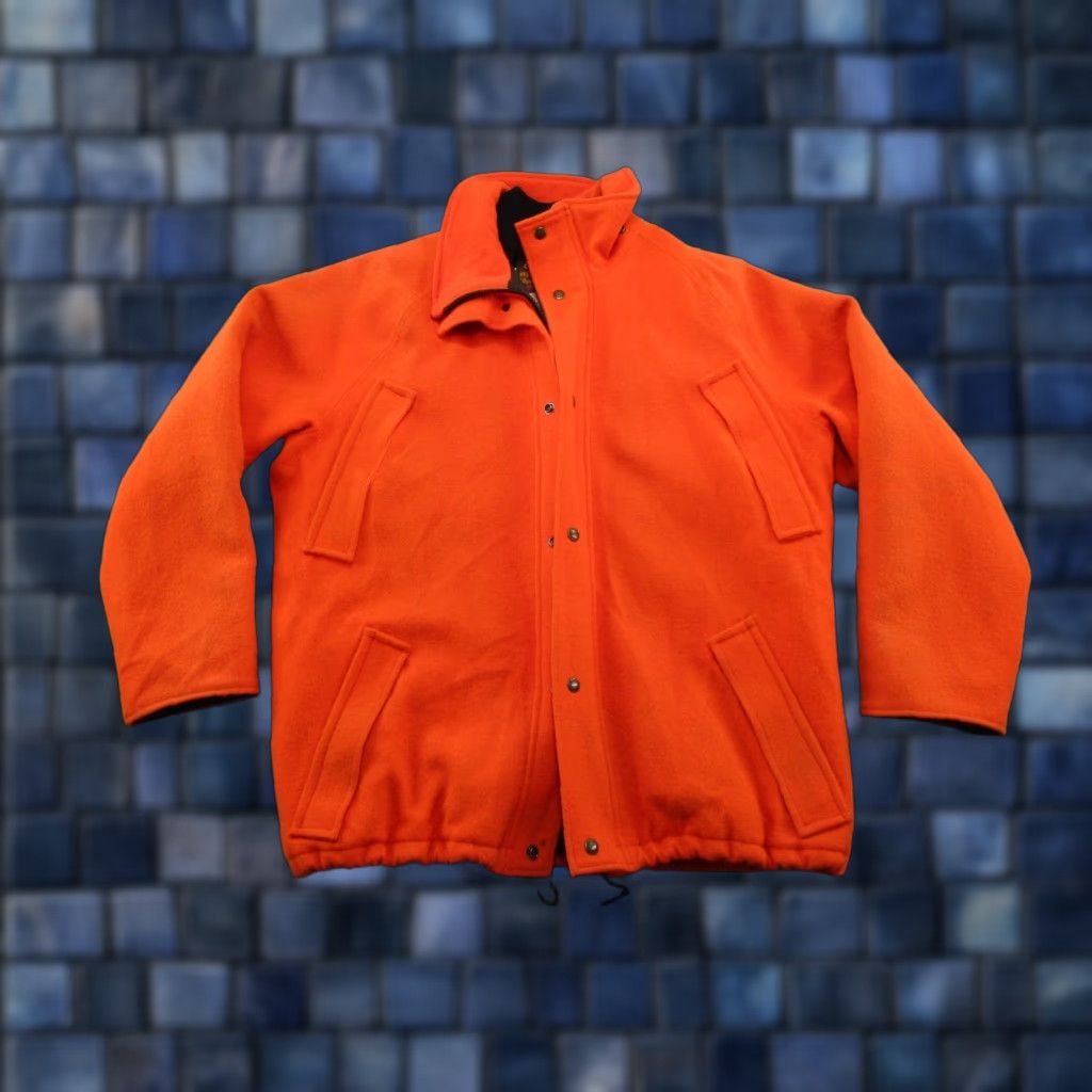 Vintage VTG Cabela's Whitetail Blaze Orange Thinsulate Goretex Jacket XL Hunting Orange Parka Mens Size US XL / EU 56 / 4 - 1 Thumbnail