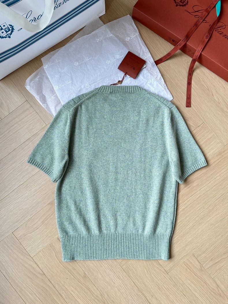 Loro Piana LORO PIANA Ms.Treccia's round neck sweater in small cashme Size XS / US 0-2 / IT 36-38 - 2 Thumbnail