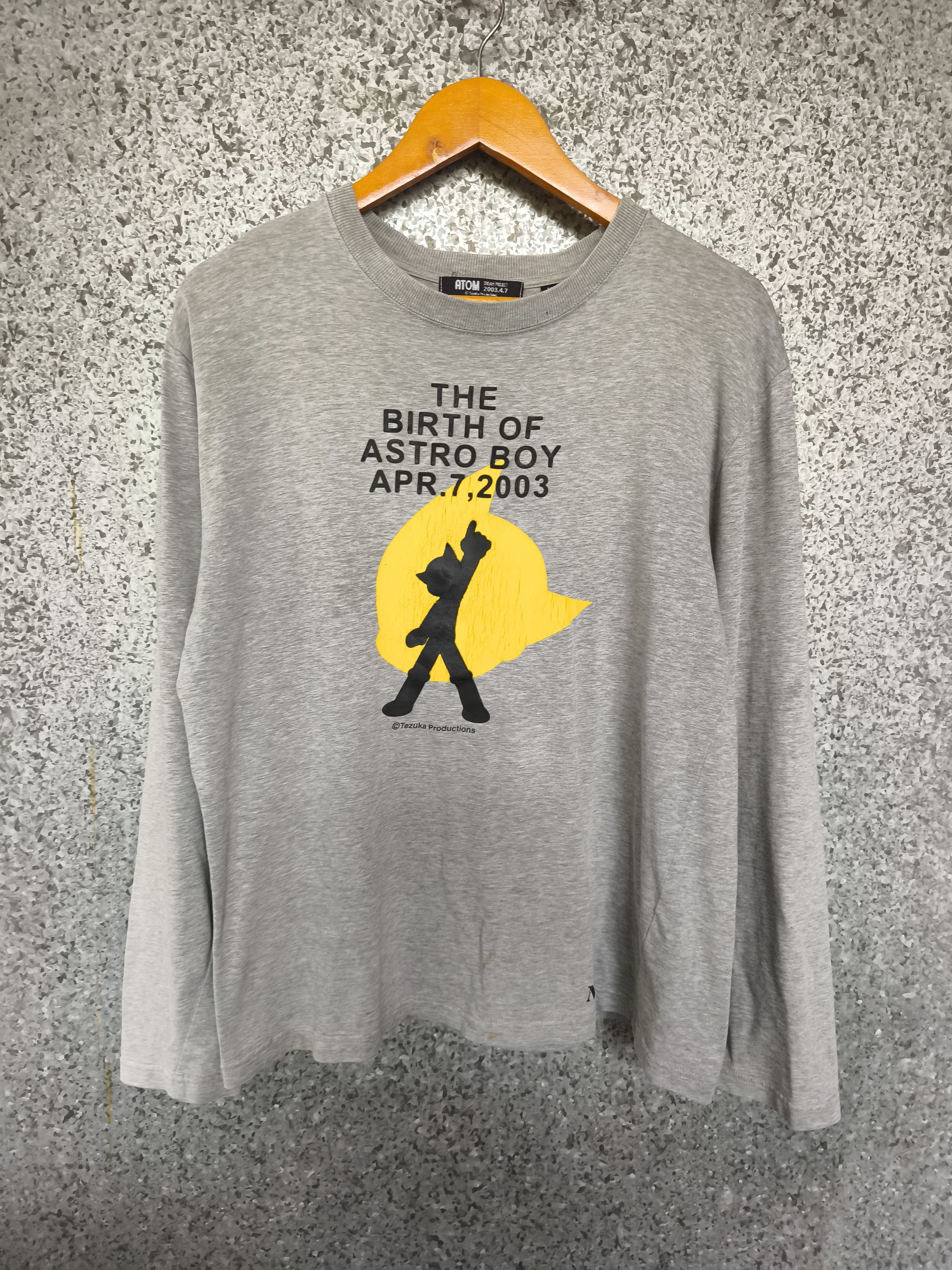 Anime Vintage y2k Astro Boy t shirt long sleeve Size US M / EU 48-50 / 2 - 2 Thumbnail