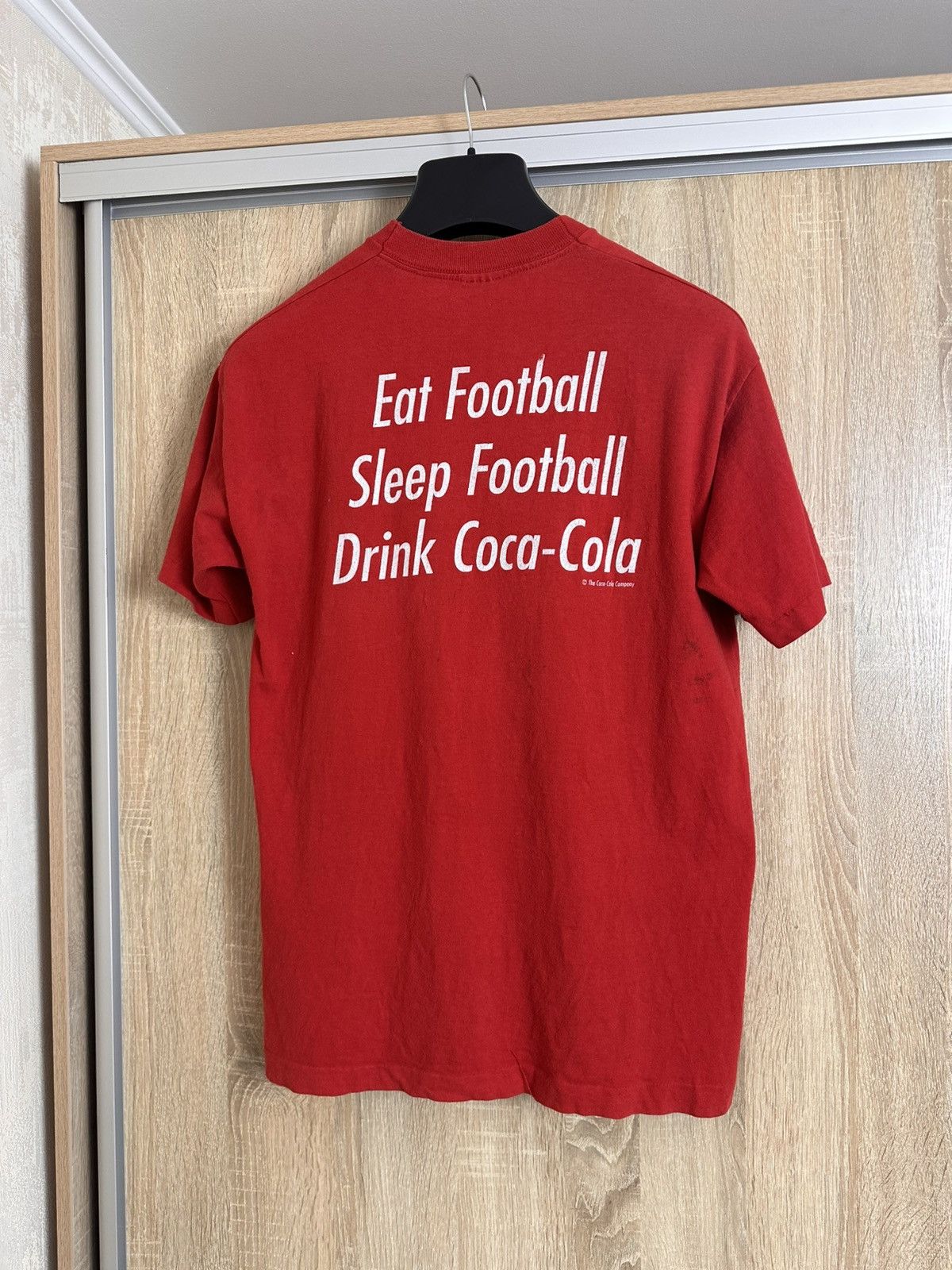 Coca Cola 🔥 UEFA EURO 1996 ENGLAND Coca Cola Graphic Print T Shirt Size US M / EU 48-50 / 2 - 4 Thumbnail