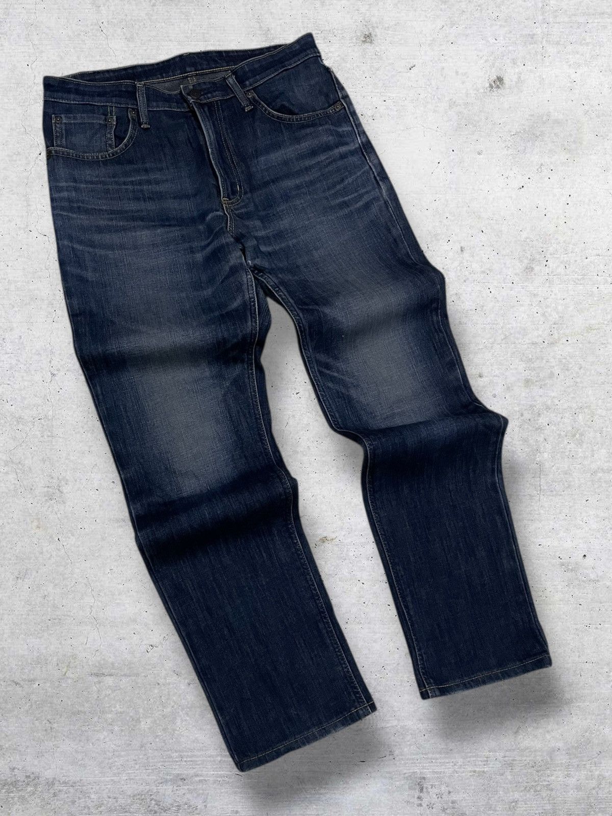Edwin VINTAGE EDWIN DESIGNER 90S JAPAN INDIGO 403 STRAIGHT DENIM Size US 31 - 2 Thumbnail