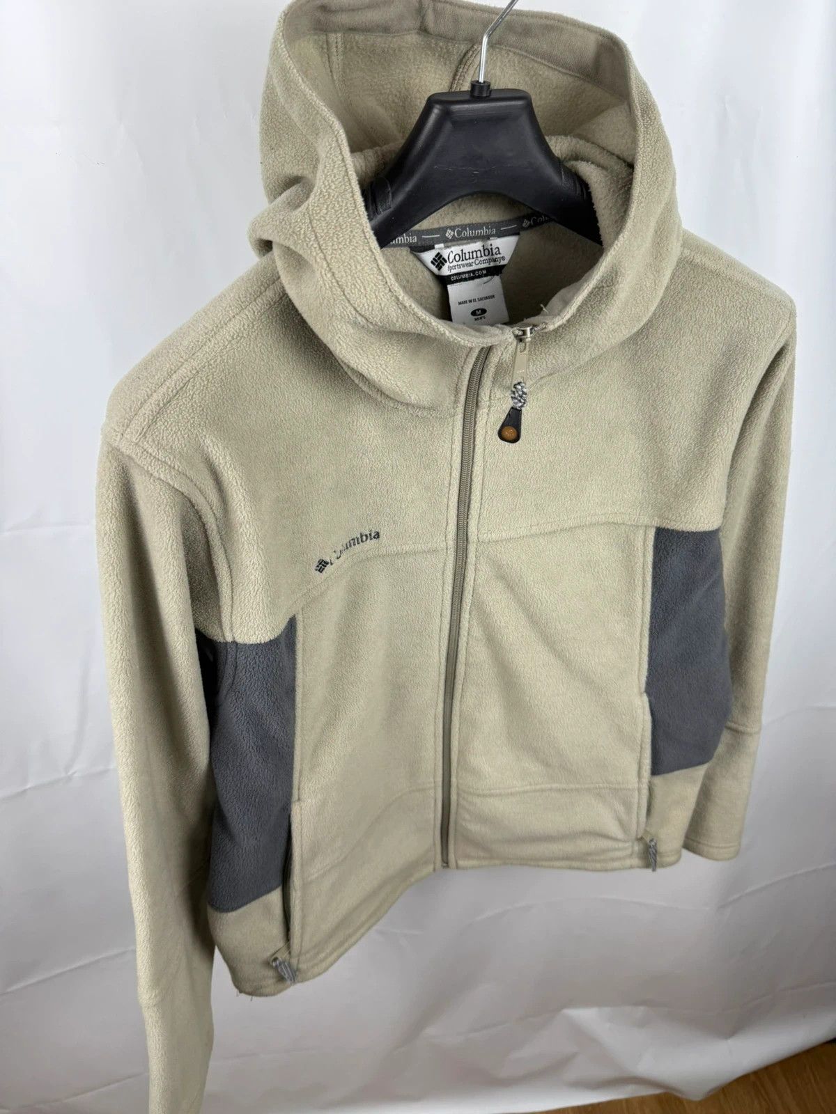Columbia Columbia Fleece Zip Jacket Warm Hooded Men size M Size US M / EU 48-50 / 2 - 6 Thumbnail