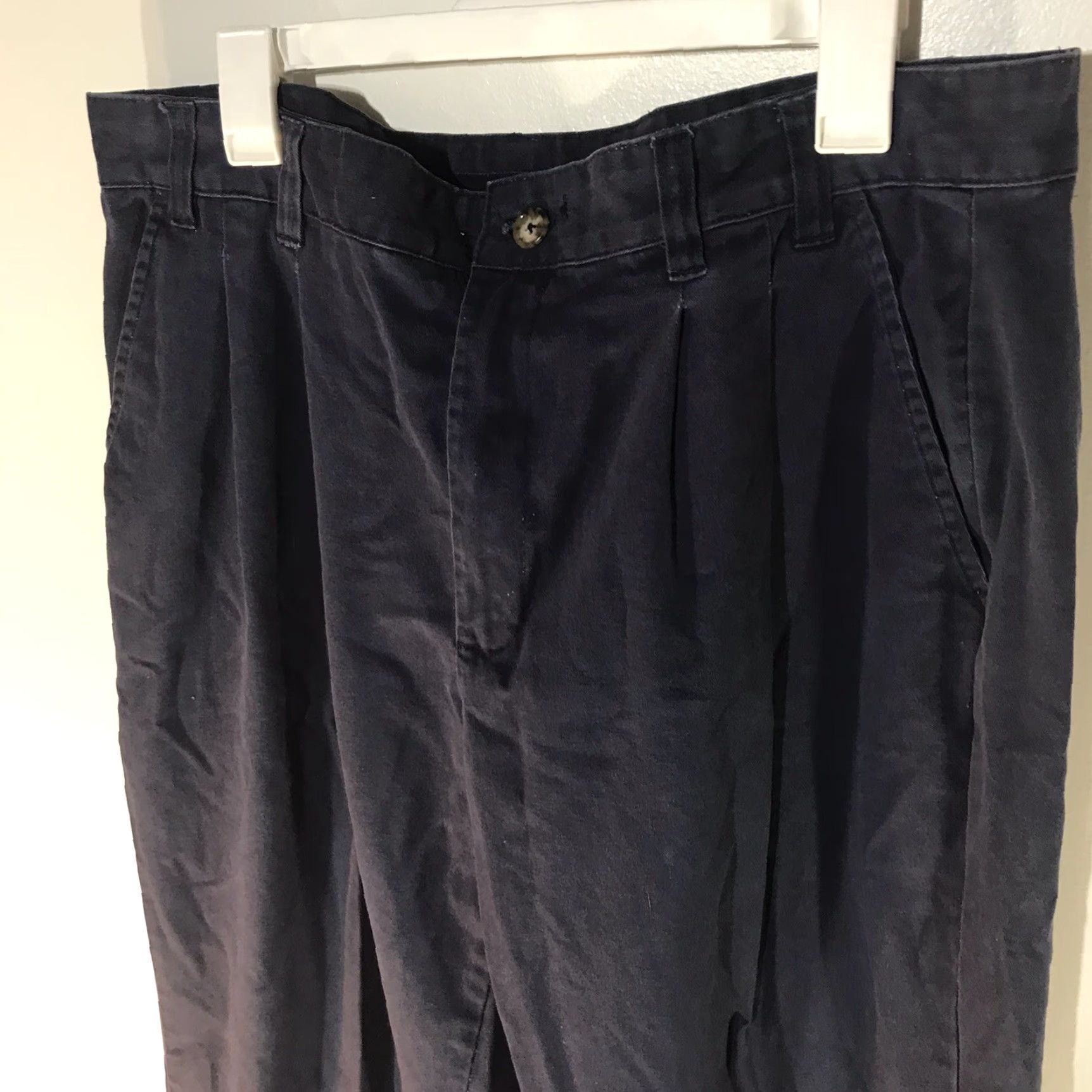 Vintage VINTAGE Duckhead Men's Pants Size 38x30 Cotton Khaki Pleated Straight Fit Casual Workwear Size US 38 / EU 54 - 2 Thumbnail