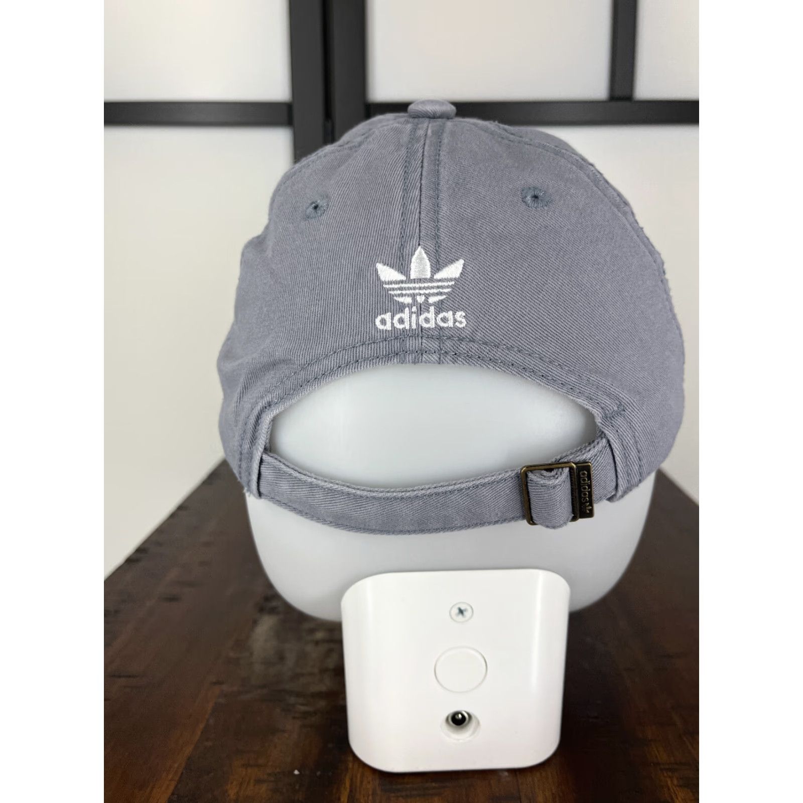 Adidas Adidas Hat Cap Strap Back Womens One Size Gray Embroidered Cotton Golf Golfer Baseball Cap Shirt Outdoor Sports Adjustable Lightweight Vintage: No Size ONE SIZE - 6 Thumbnail