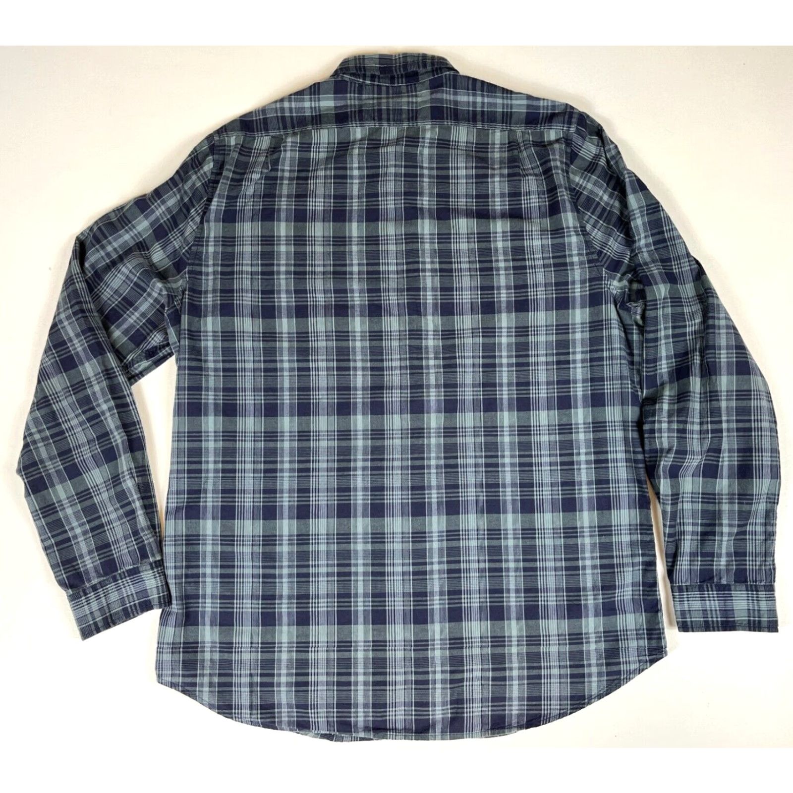 Vintage Ralph Lauren Denim & Supply Button-Up Shirt Plaid XL Mens Blue Cotton Long Sleeve Pocketed, Casual, Classic Fit Size US XL / EU 56 / 4 - 3 Thumbnail