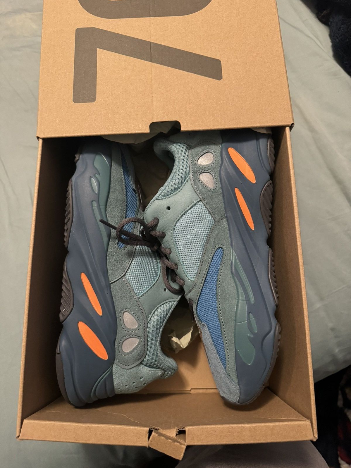 Adidas Faded Azure Size US 9.5 / EU 42-43 - 4 Thumbnail