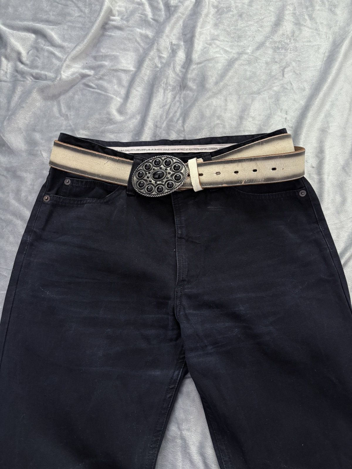 Hussein Chalayan Hussein Chalayan Faded Slim Pants Size US 28 / EU 44 - 3 Thumbnail