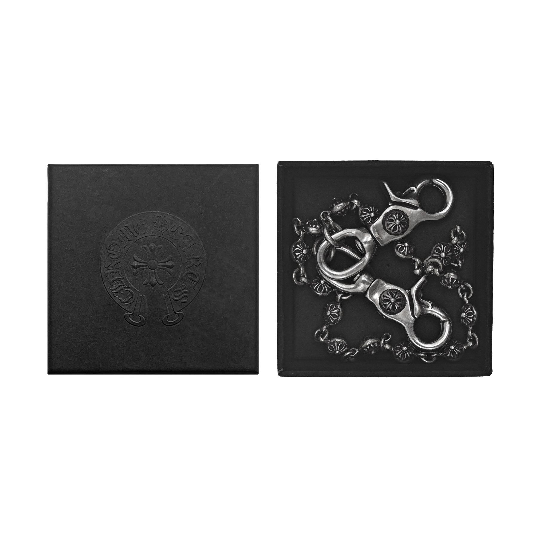 Chrome Hearts Chrome Hearts Silver 2 Clip Cross Ball Wallet Chain Size ONE SIZE - 4 Thumbnail
