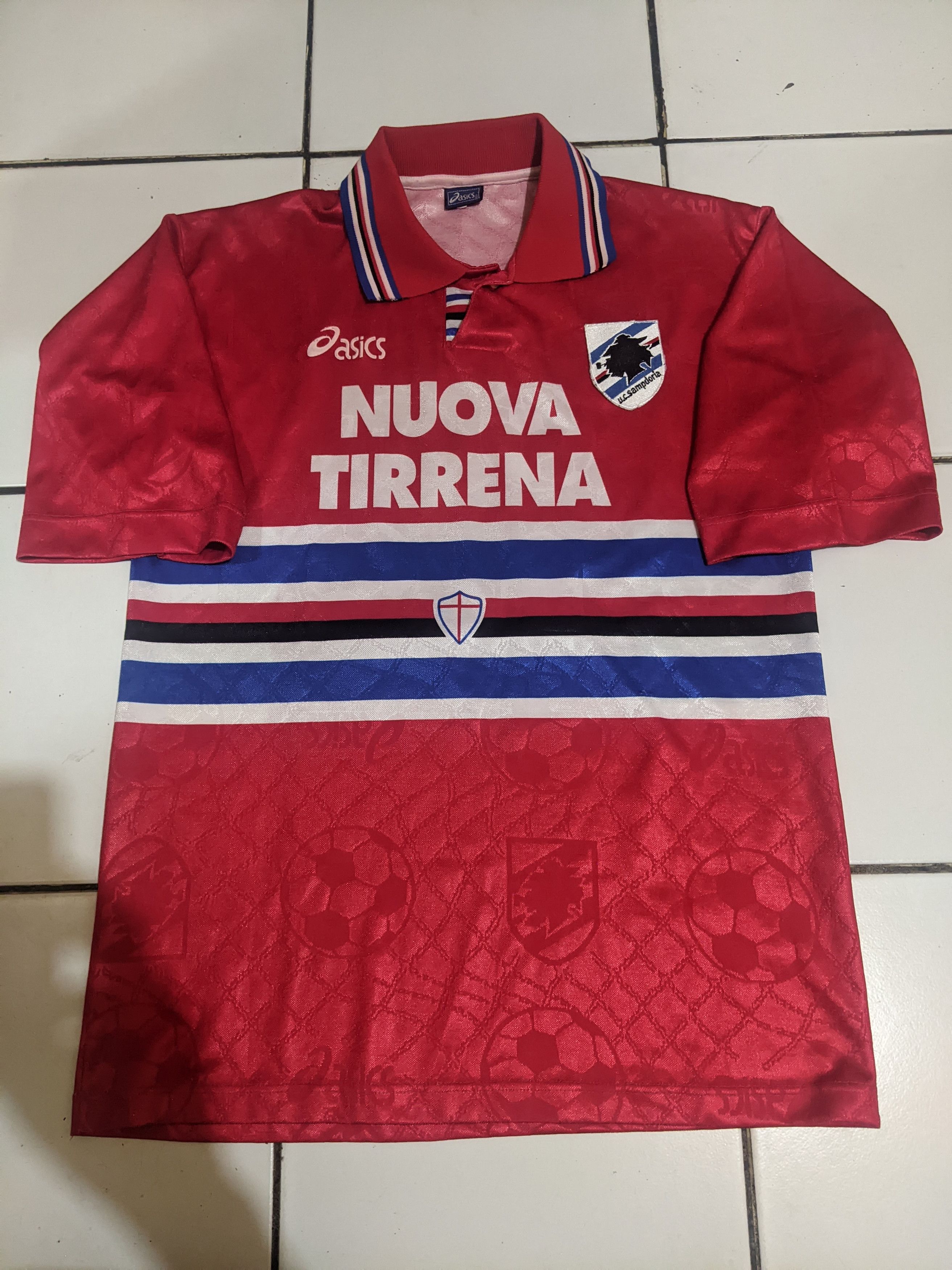Asics Sampdoria 95-96 third Seedorf Jersey football shirt | Grailed