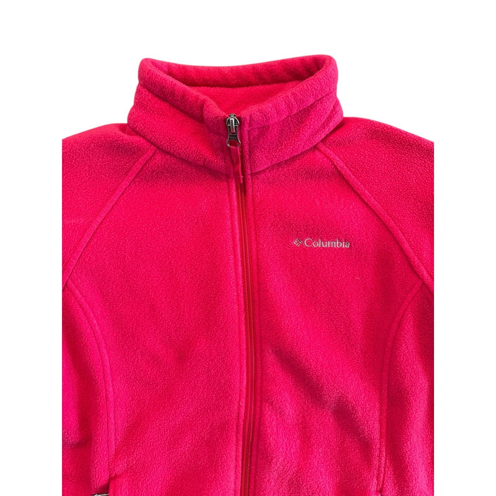 Columbia Columbia Fleece Jacket Size L 14/16 Pink Full Zip Outdoor Size US L / EU 52-54 / 3 - 3 Thumbnail