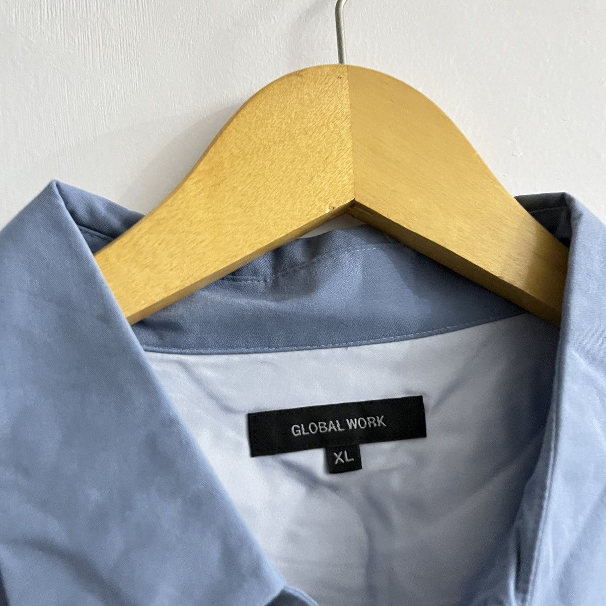 Japanese Brand Global Work - Basic Minimalist Button Up Shirt Size US XL / EU 56 / 4 - 4 Thumbnail