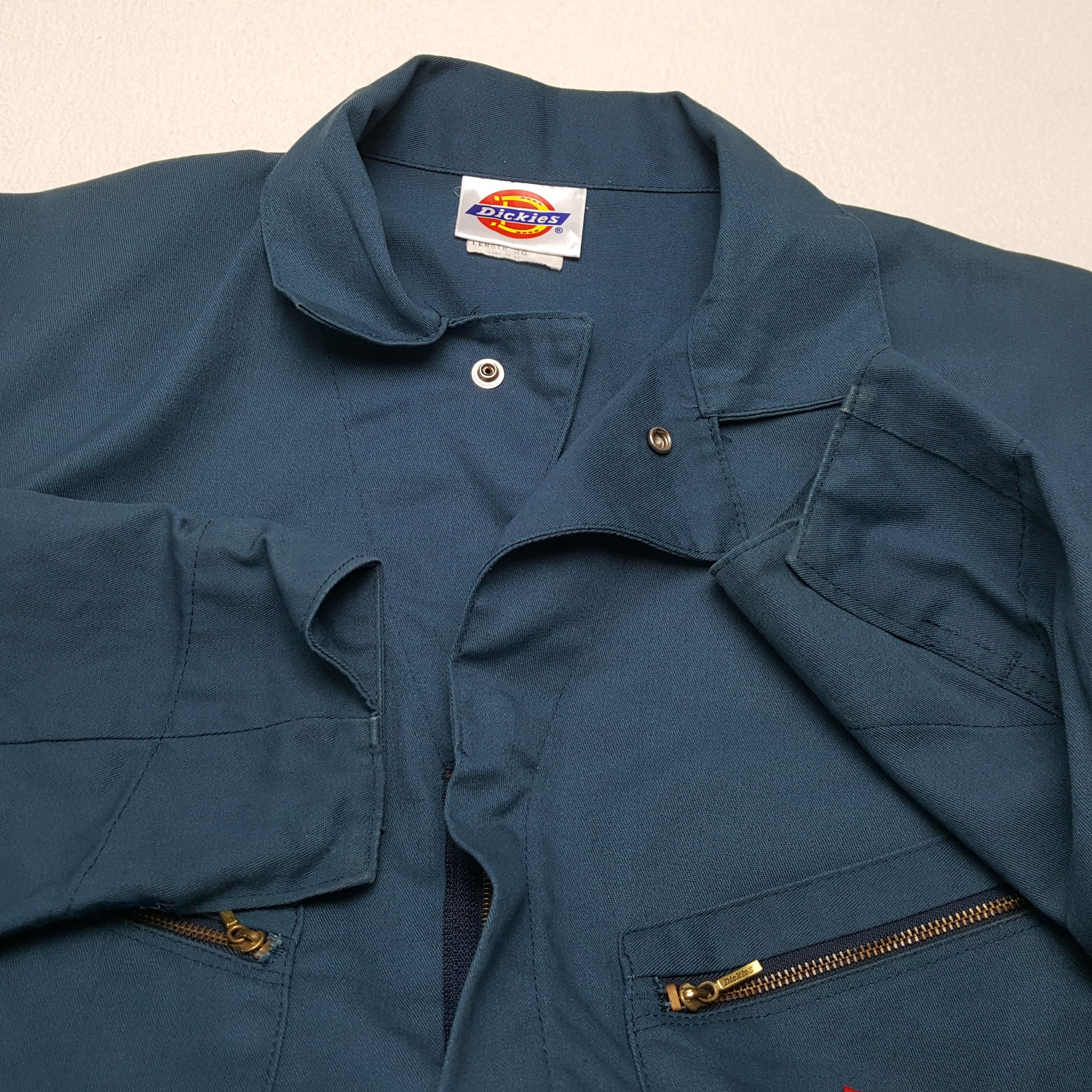 Dickies × Vintage Vintage DICKIES Streewear Skateboard Skull Coverall Jacket Size US L / EU 52-54 / 3 - 13 Thumbnail