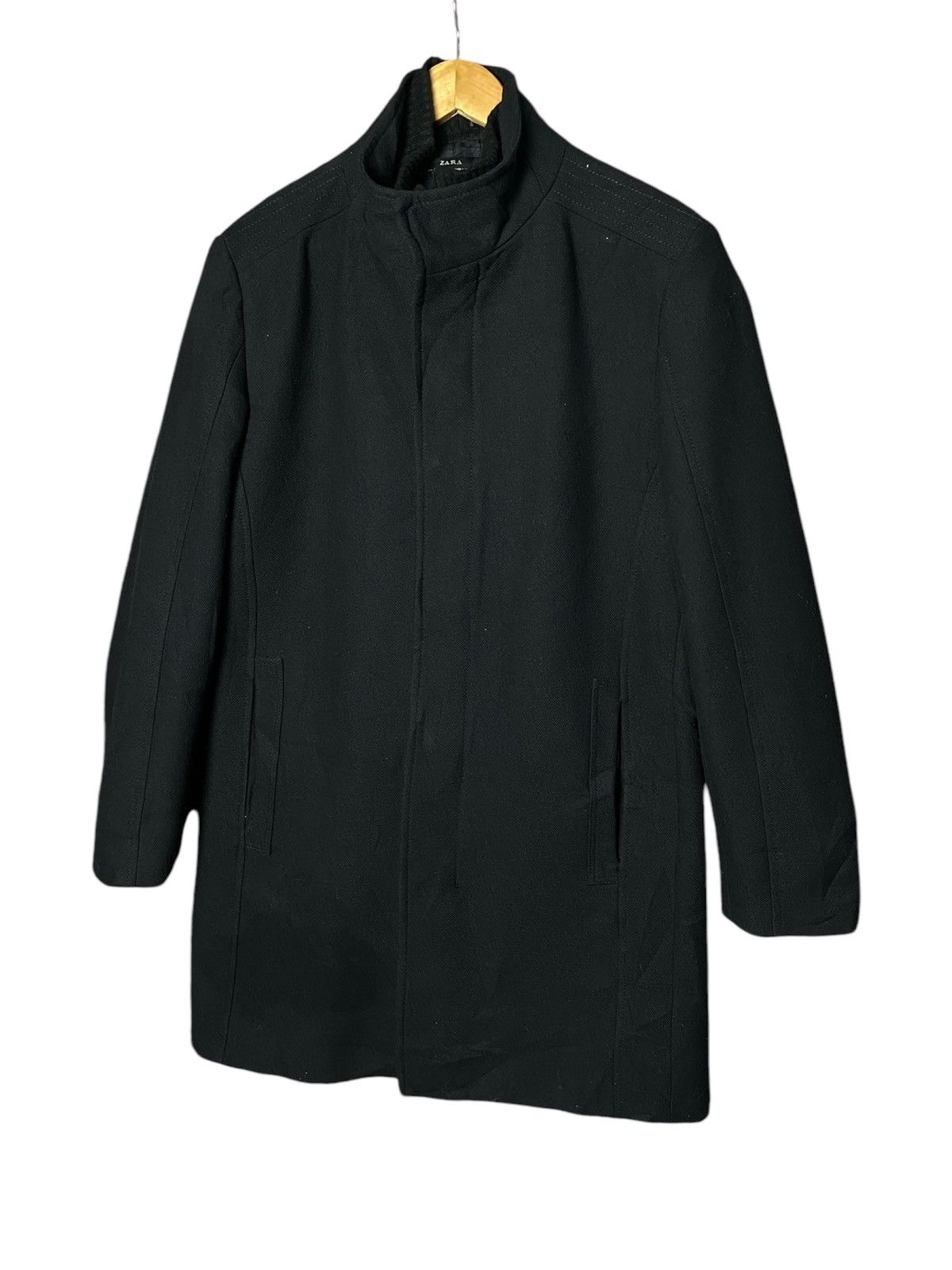 Zara 2000s Zara Wool Jacket Size US L / EU 52-54 / 3 - 2 Thumbnail