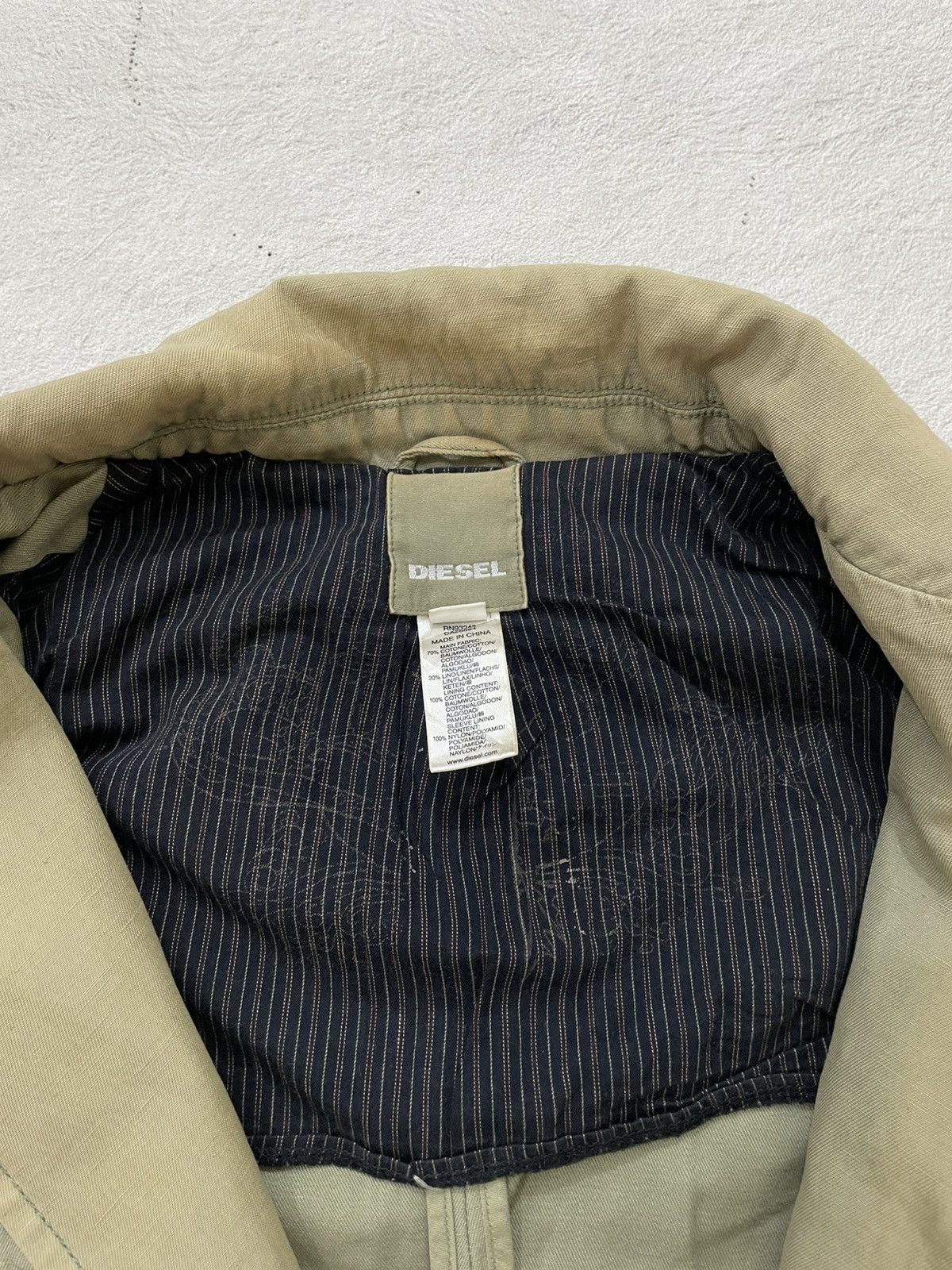 14th Addiction 2000s Diesel Poem Military Field l Olive Utility Cargo Ifsix Size US XXL / EU 58 / 5 - 5 Thumbnail