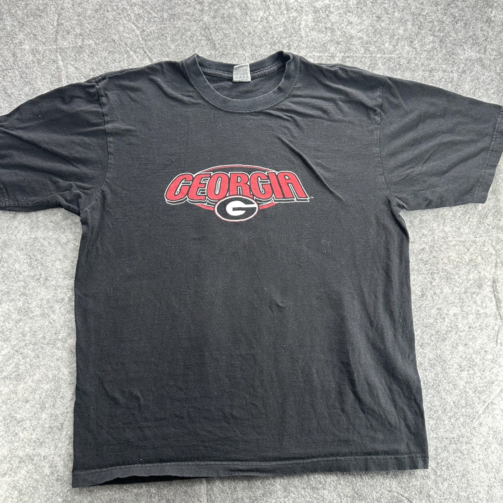 Soffe Georgia Bulldogs Shirt Soffe Mens XL Black NCAA College Football Tee T-Shirt Size US XL / EU 56 / 4 - 2 Thumbnail