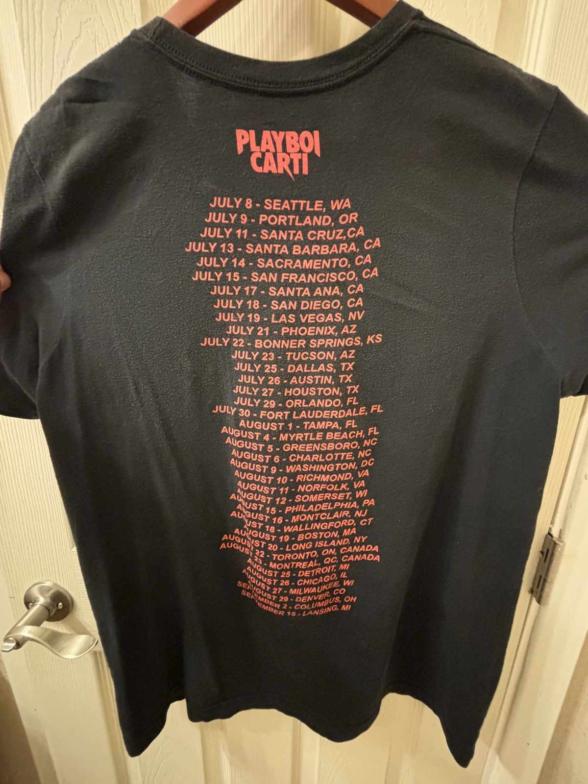 Playboi Carti playboi carti tour tee Size US L / EU 52-54 / 3 - 4 Thumbnail