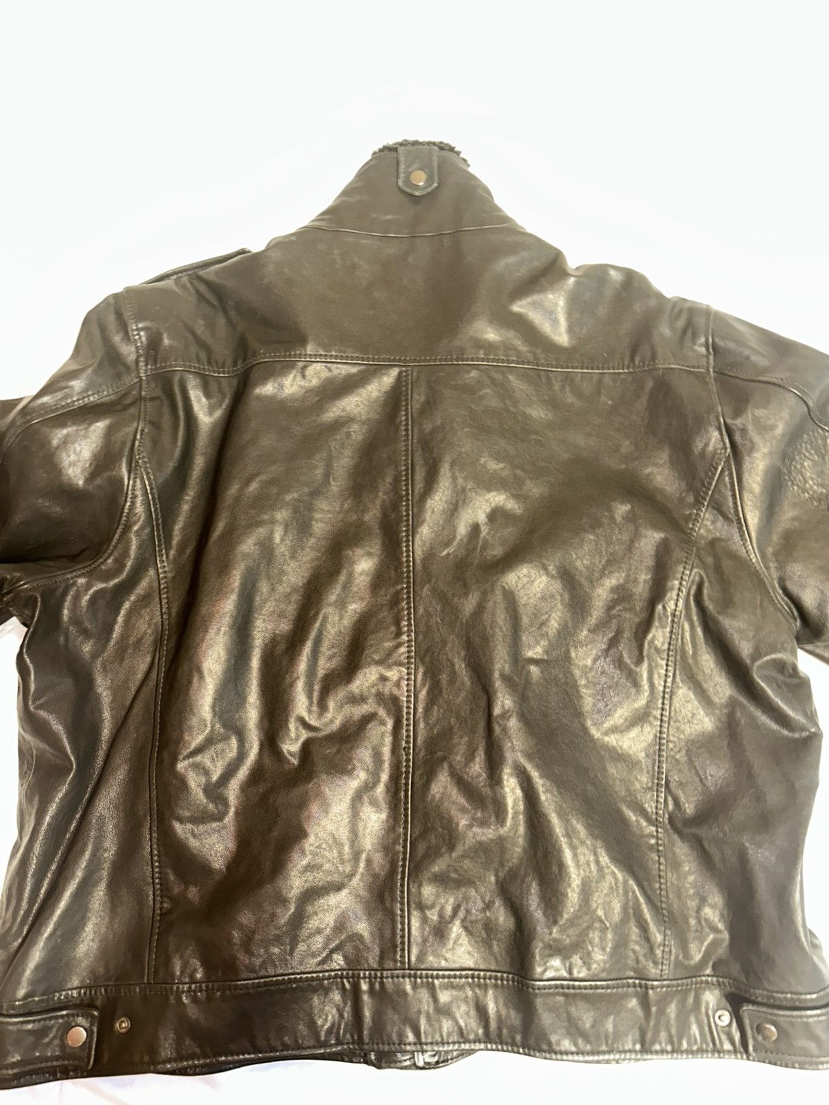 Calvin Klein Calvin Klein leather jacket! Size US XXL / EU 58 / 5 - 5 Thumbnail