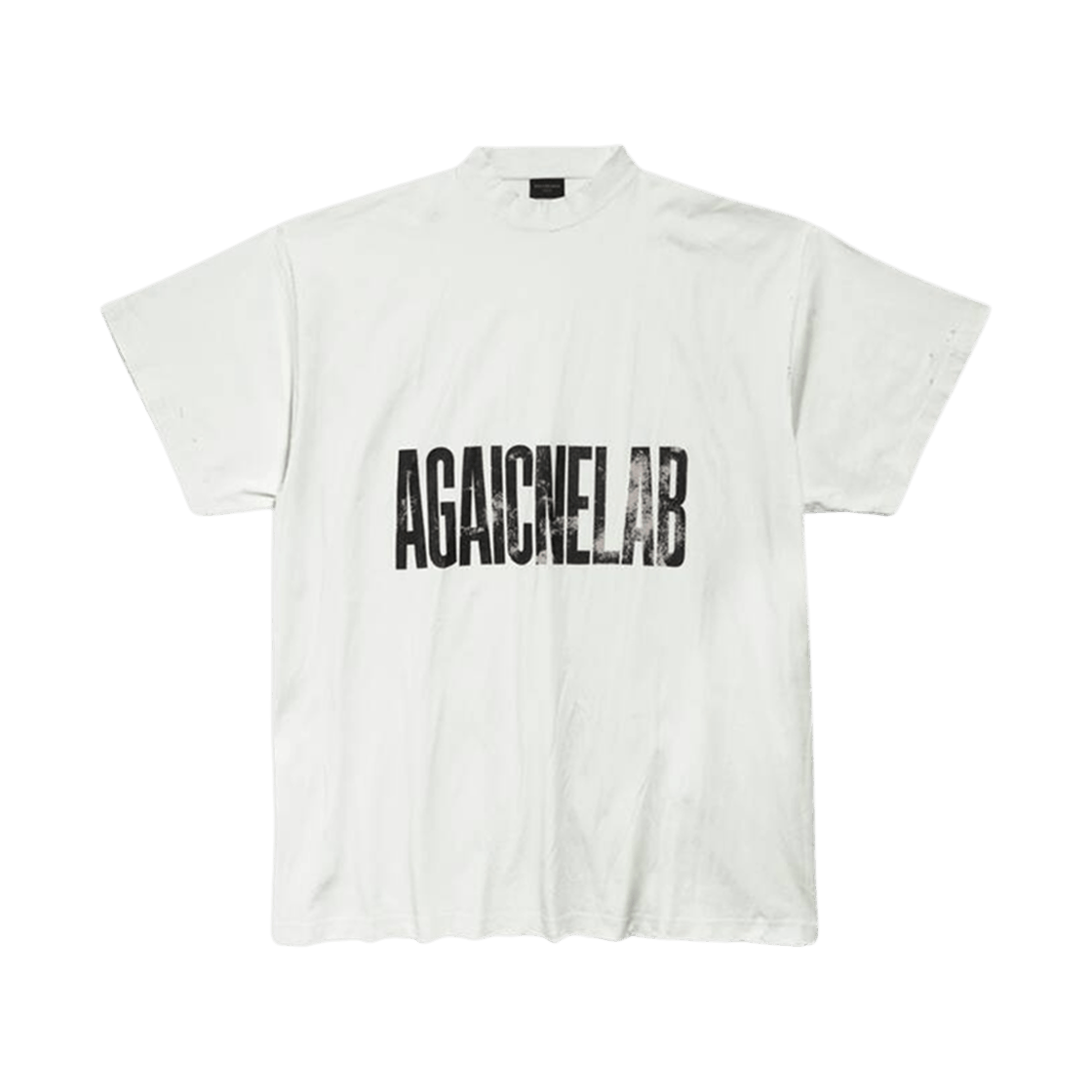 Balenciaga o1srvl11e1025 Agaicnelab T-Shirt Oversized Fit in White Size US S / EU 44-46 / 1 - 1 Thumbnail