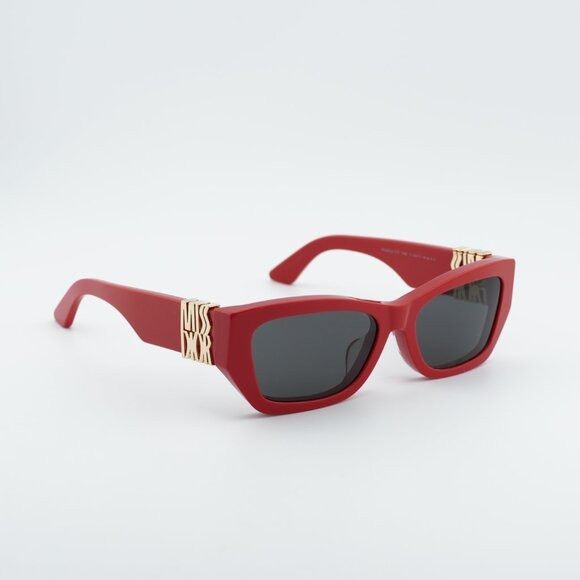 Dior Dior MISSDIOR S1F 35A0 Sunglasses Red Square Frame Size ONE SIZE - 9 Thumbnail