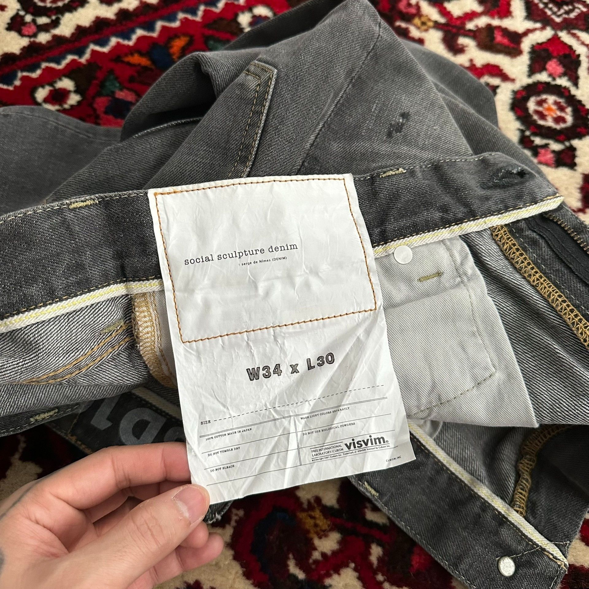 Visvim visvim 17AW 03D10 Washed Jeans Size US 34 / EU 50 - 8 Thumbnail