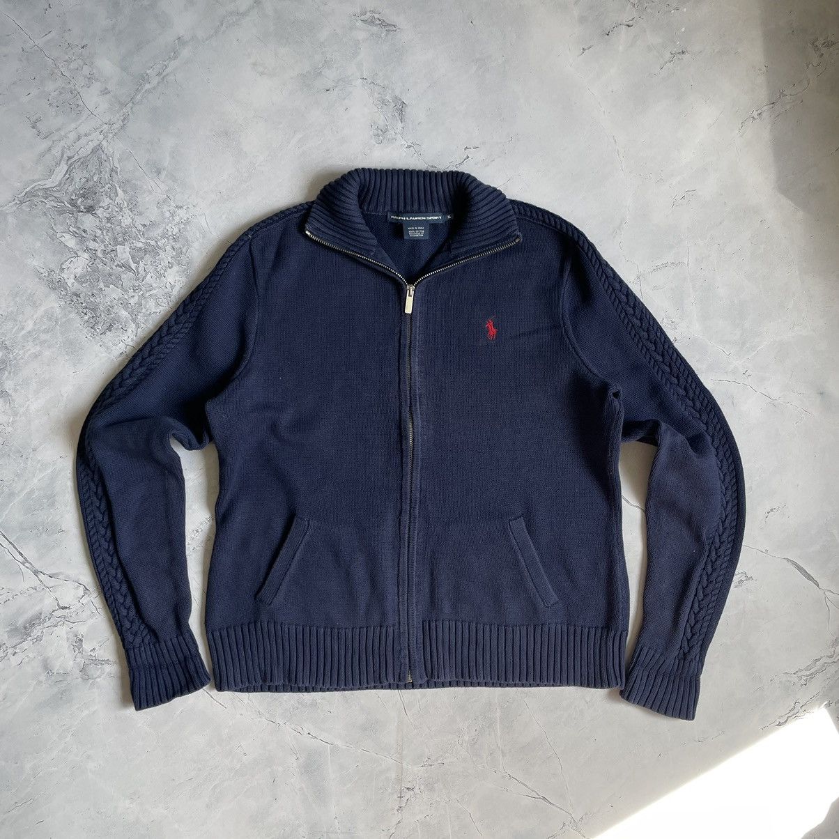 Vintage Ralph Lauren Knitted Zip Sweater