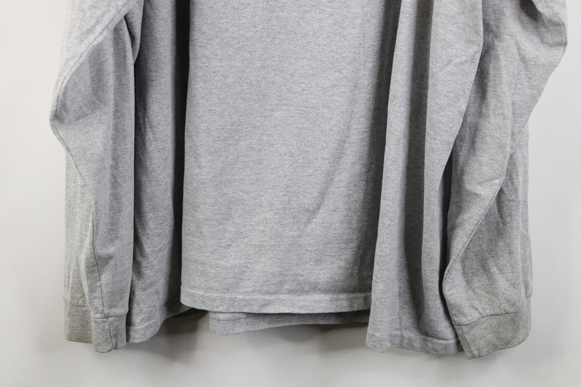 Vintage Vintage 90s University Long Sleeve T-Shirt Heather Gray USA Size US XXL / EU 58 / 5 - 15 Thumbnail