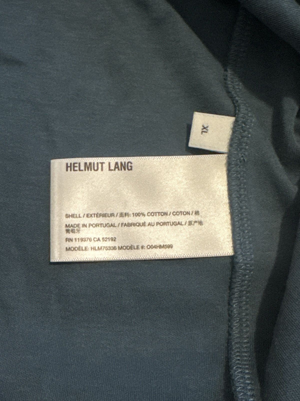 Helmut Lang Helmut Lang embroidered logo t-shirt Size US XL / EU 56 / 4 - 3 Thumbnail