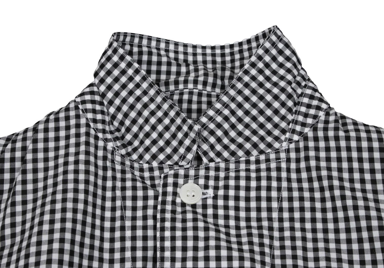 Ganryu Gingham Check Flap Pocket Jacket Black and White Size S Size US S / EU 44-46 / 1 - 6 Thumbnail