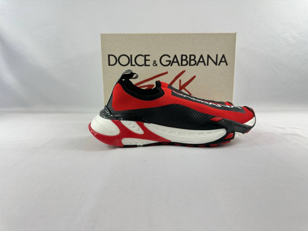 Dolce & Gabbana Sorrento Stretch Mesh Fast Sneaker