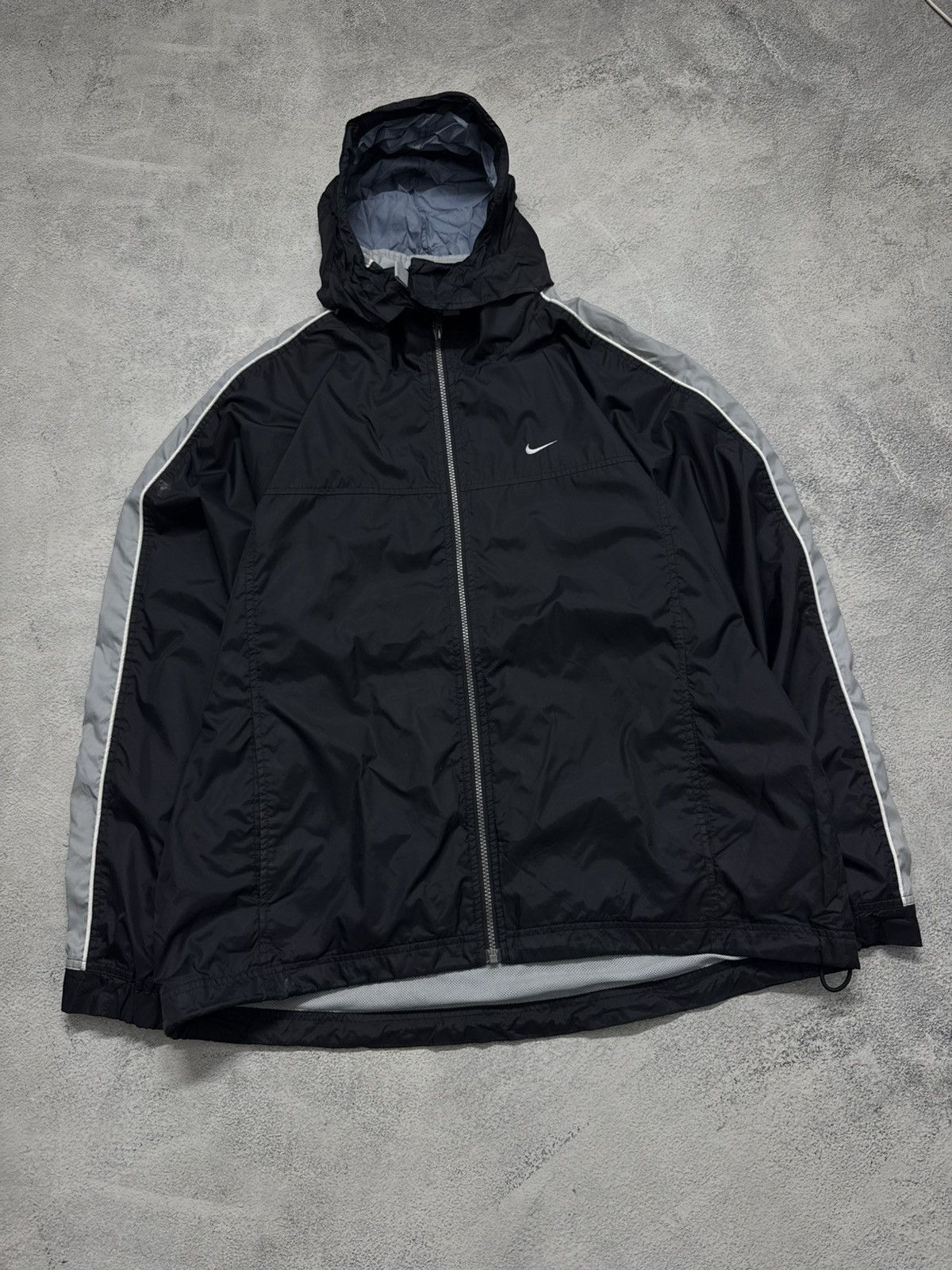 Nike Vintage Y2K Nike Nylon Mini Logo Jacket 00’s Size US XL / EU 56 / 4 - 4 Thumbnail