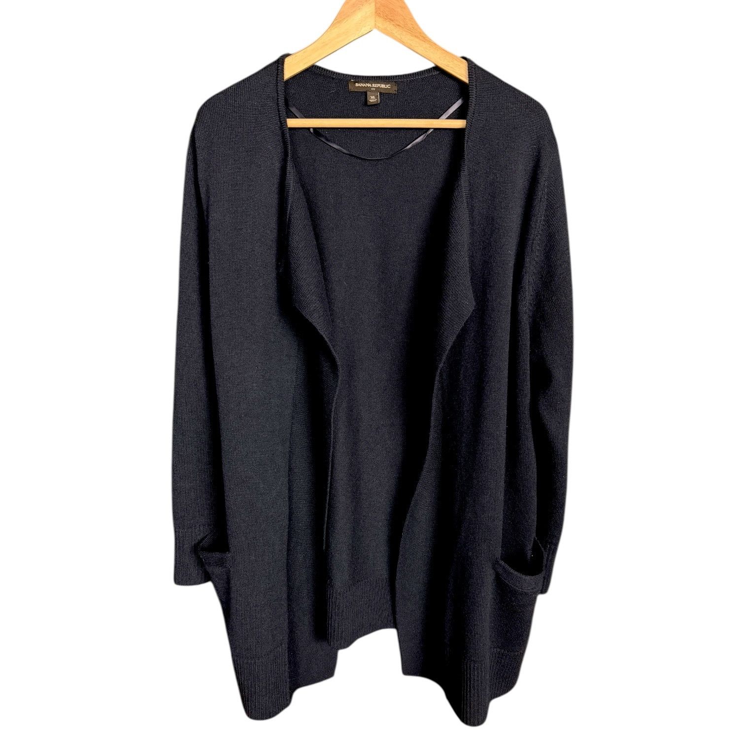 Banana Republic Banana Republic Navy Blue Cardigan Wool Blend Office Work XL Size XL / US 12-14 / IT 48-50 - 1 Thumbnail