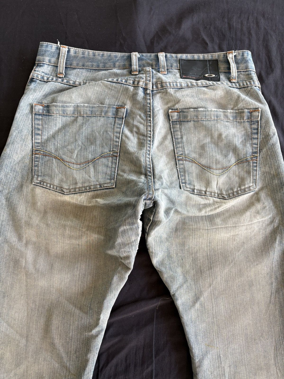 Oakley Rare Vintage Oakley Denim Faded Wash Flare Jeans Pants Size US 33 - 4 Thumbnail